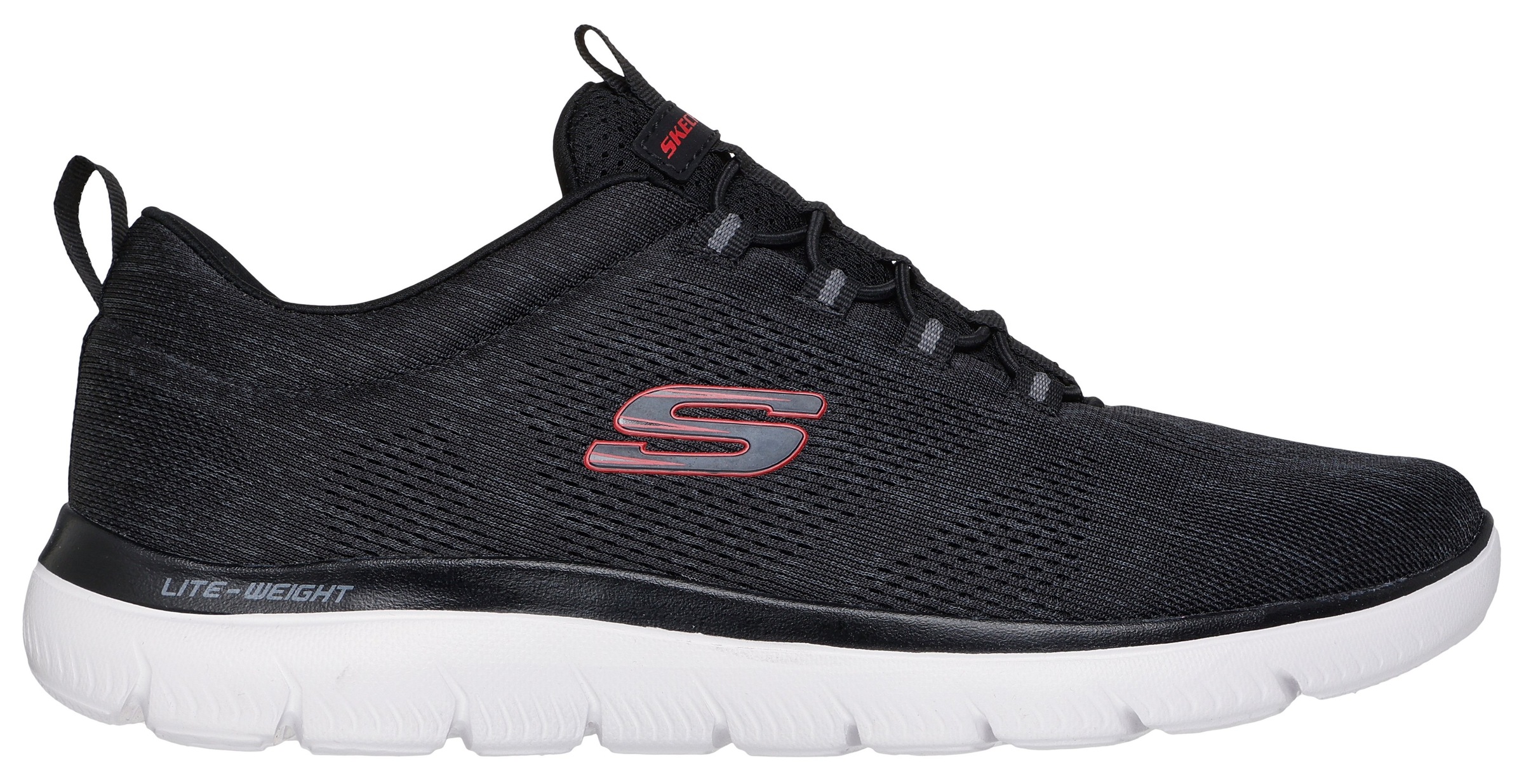Skechers Slip-On Sneaker »SUMMITS«, Freizeitschuh, Slipper, Komfortschuh mit Gummizug zum Schlupfen