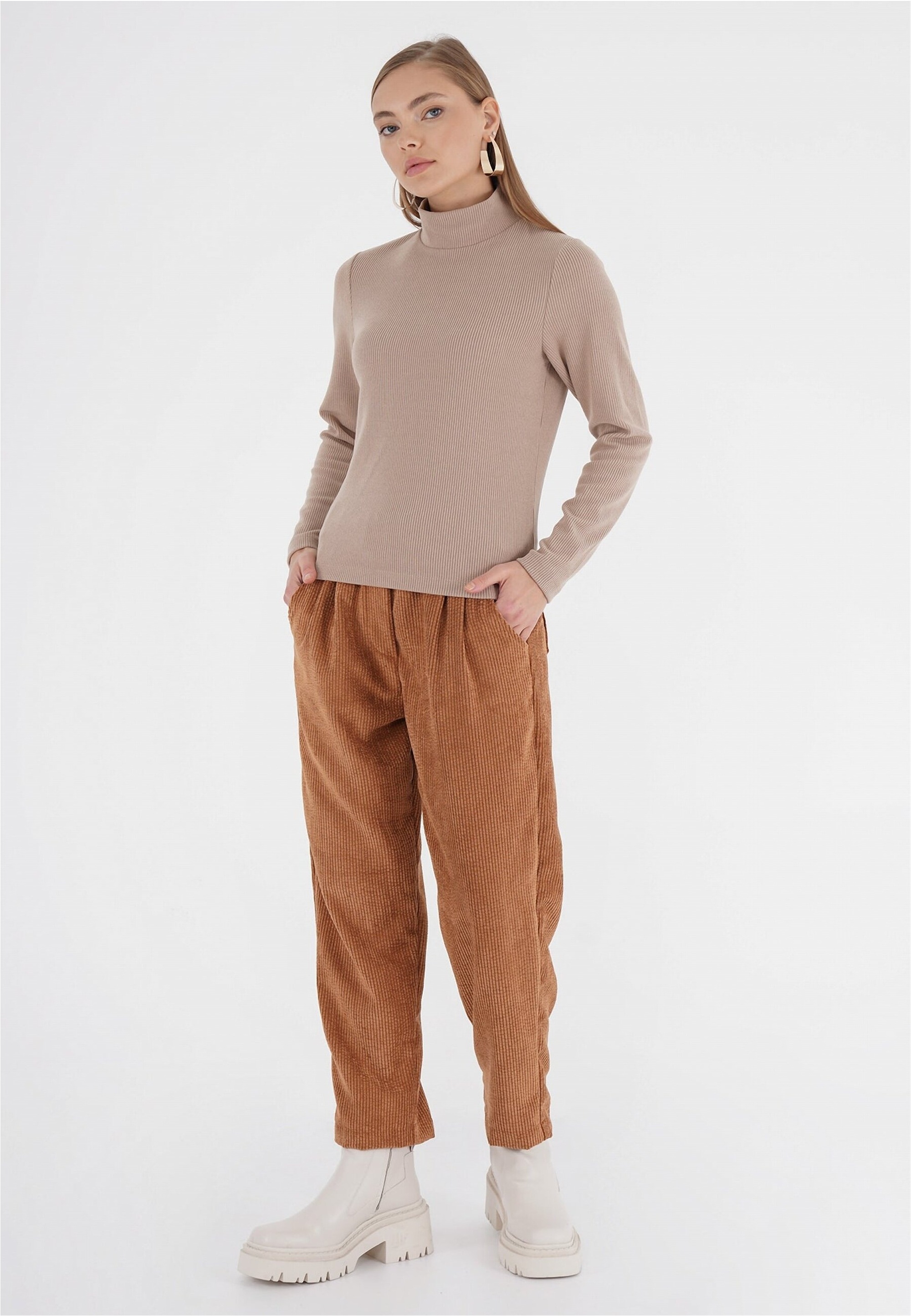 freshlions Rollkragenpullover »Havin« 1 Stk. tlg. mit Stehkragen