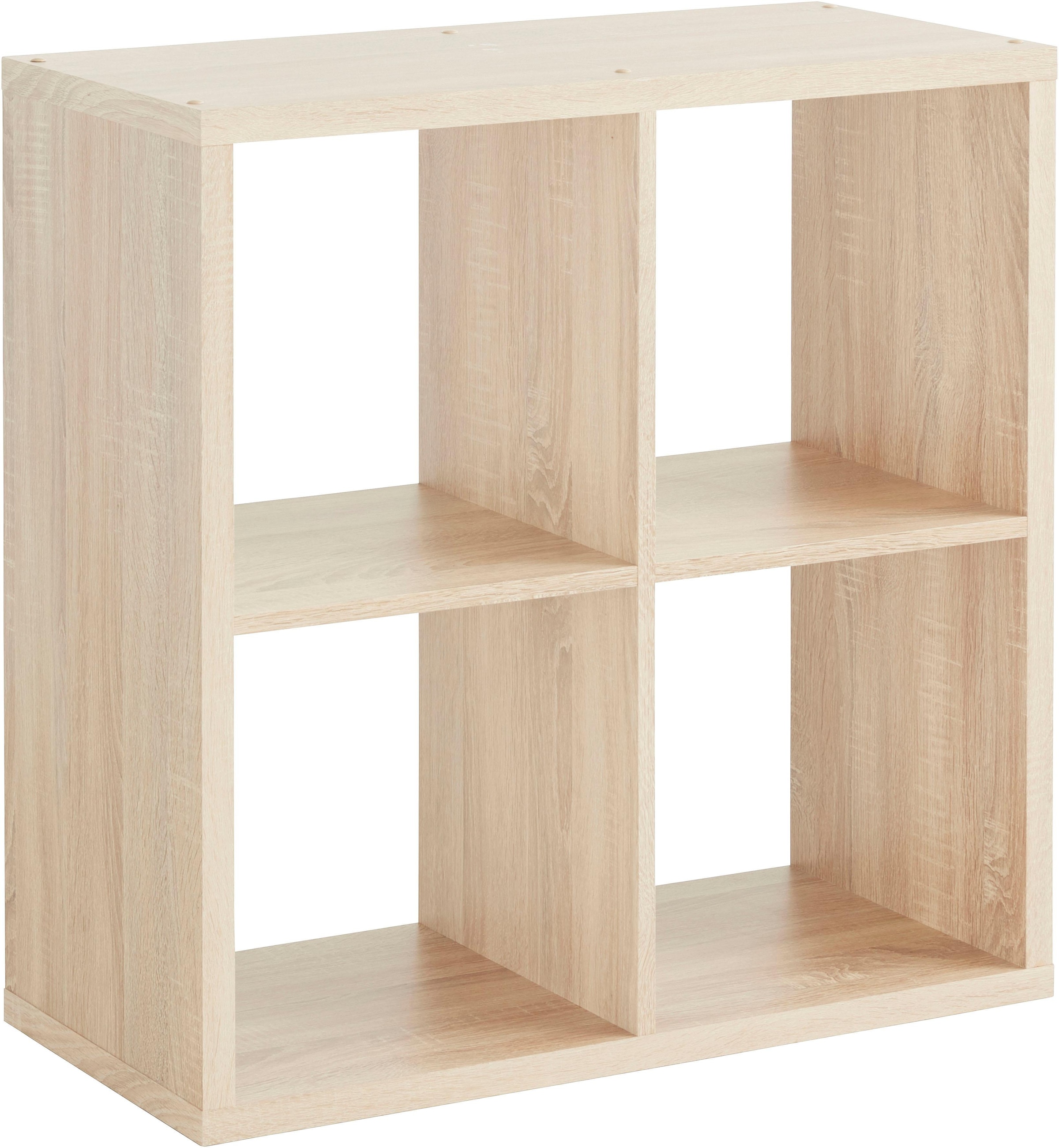 FORTE Standregal "Mauro" Fachgröße 33x33cm, 4 Fächer