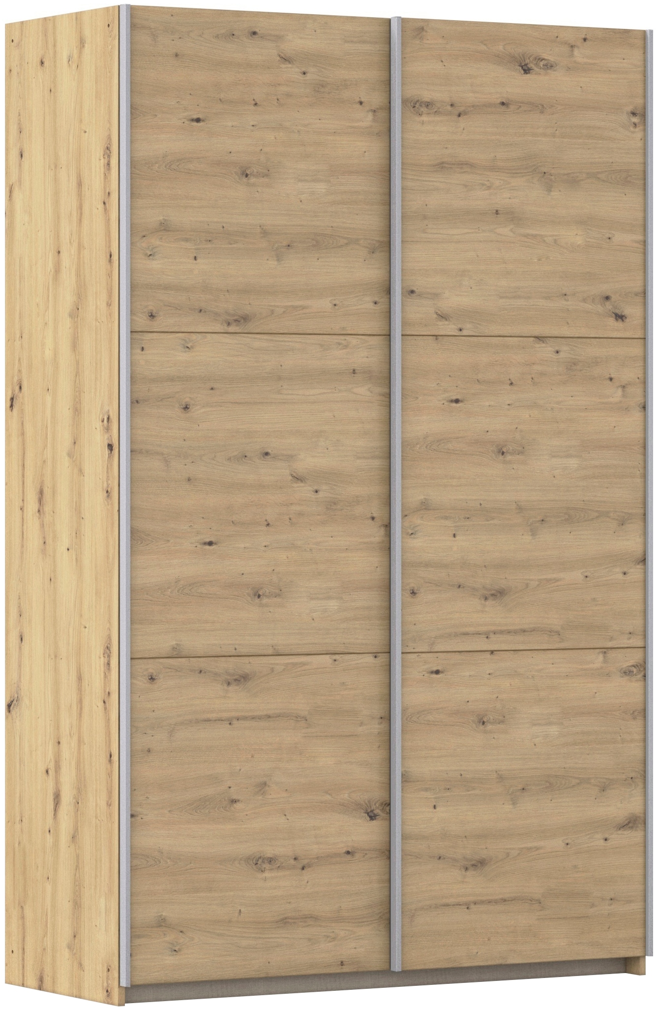 rauch Schwebetürenschrank "Kleiderschrank Drehtürenschrank Schrank Garderobe KRONACH" in 3 Ausstattungen BASIC/CLASSIC/PREMIUM, Breiten 131/175/218/261 cm, optional ohne, mit 1 oder 2 Spiegel, viel Stauraum MADE IN GERMANY