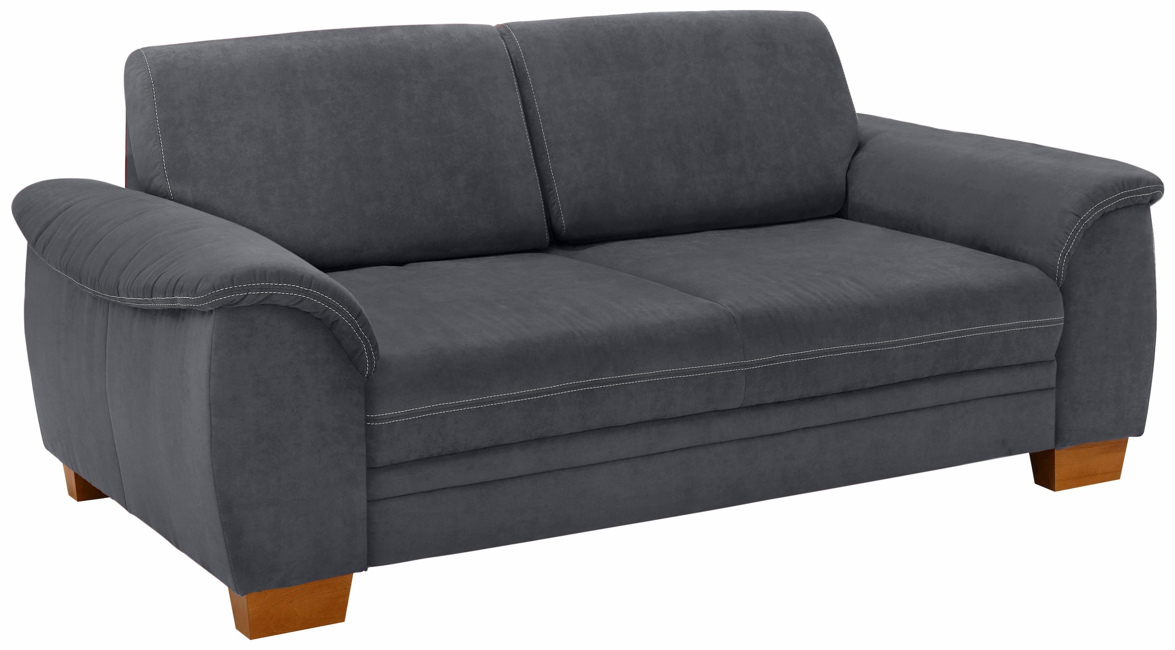 OTTO home 3-Sitzer "Husum" mit Sitztiefenverstellung, Kontrastnaht und Federkern