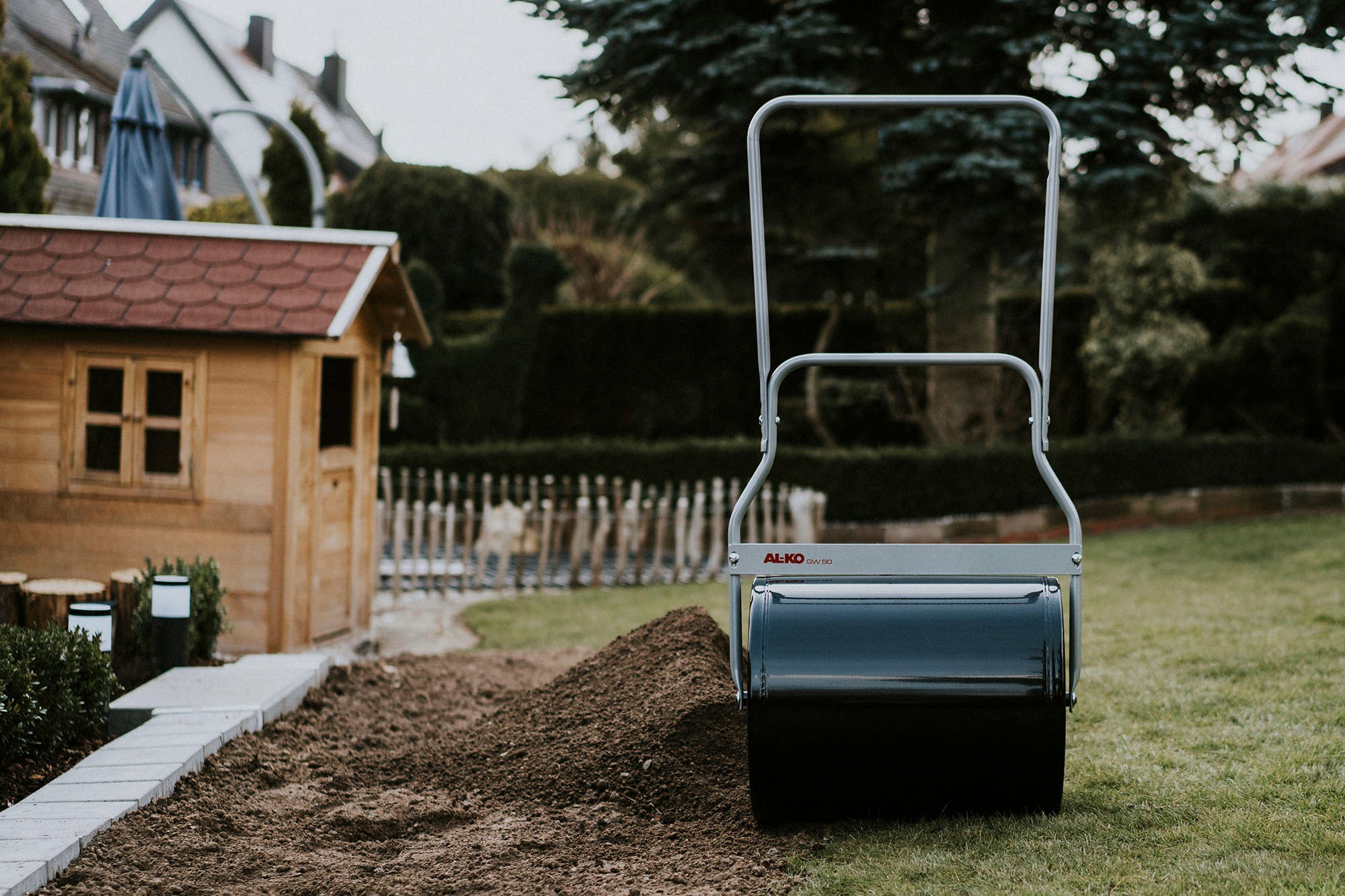 AL-KO Andruckwalze »Gartenwalze GW 50«, Gewicht mit Wasserfüllung 72 kg, Sandfüllung 120 kg