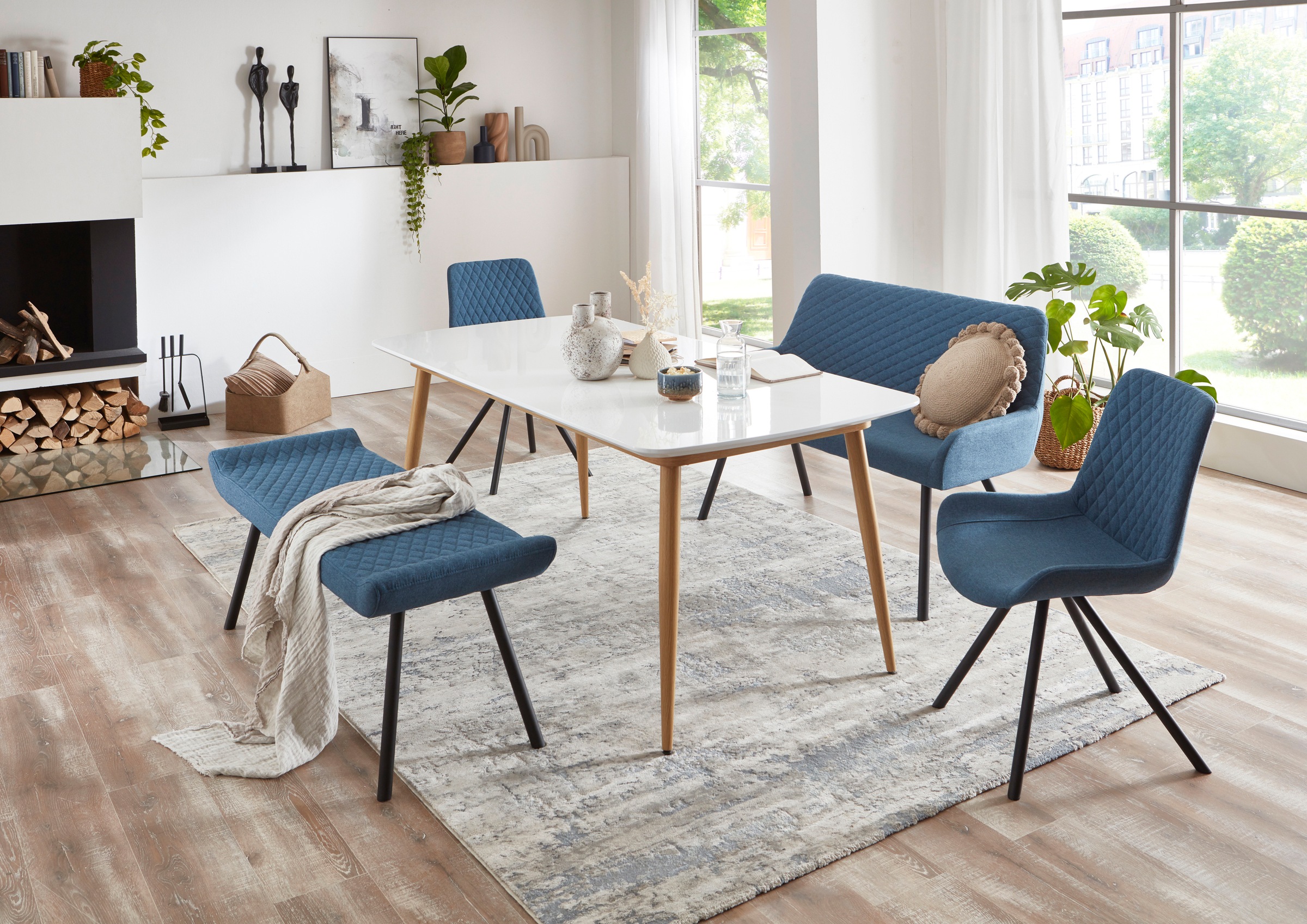 INTER-FURN Esstisch "Bozen" 1 Stk. tlg. 180 cm Breite x 90 cm Tiefe, Tischp günstig online kaufen