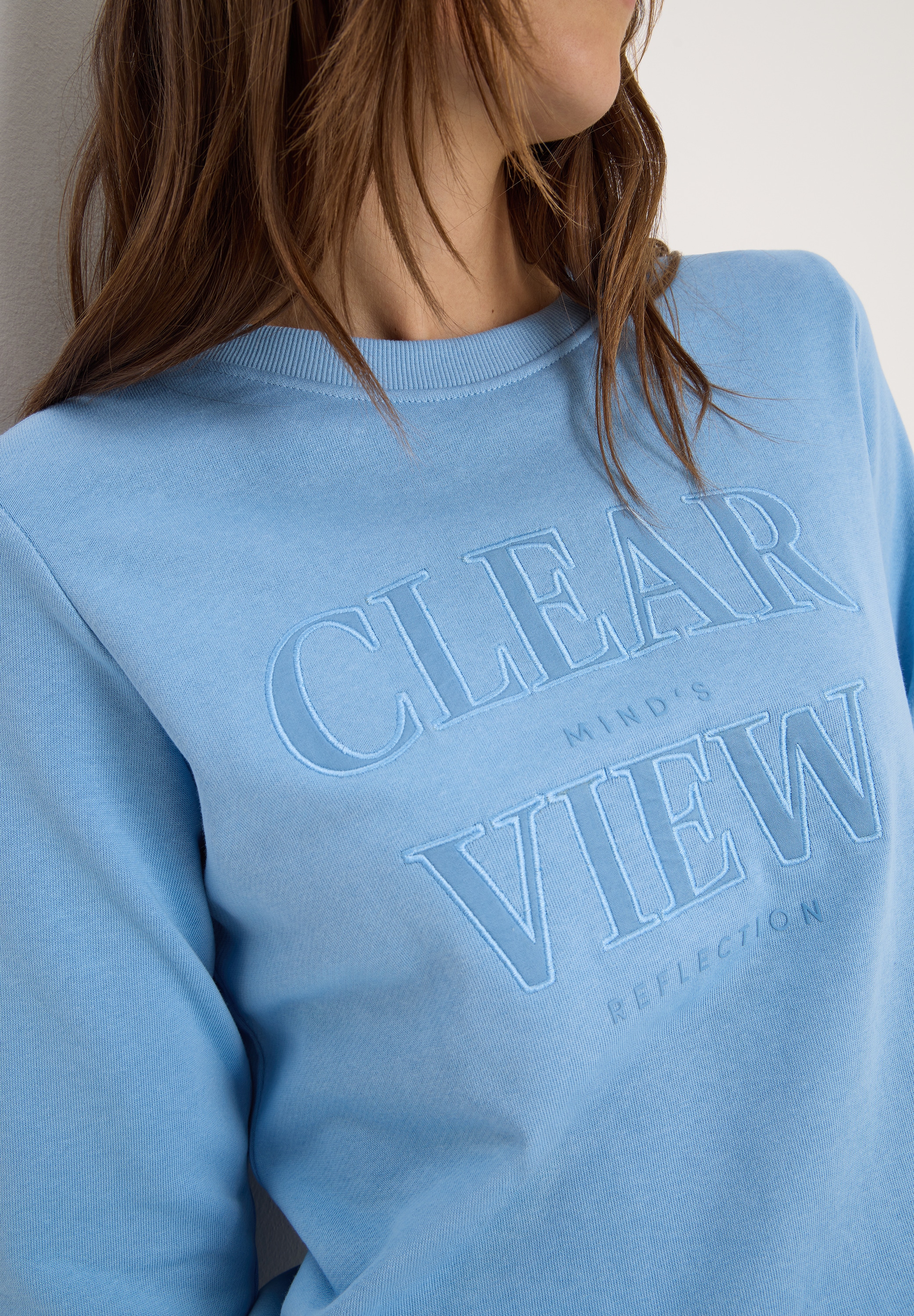 Cecil Sweatshirt, mit Wording Artwork