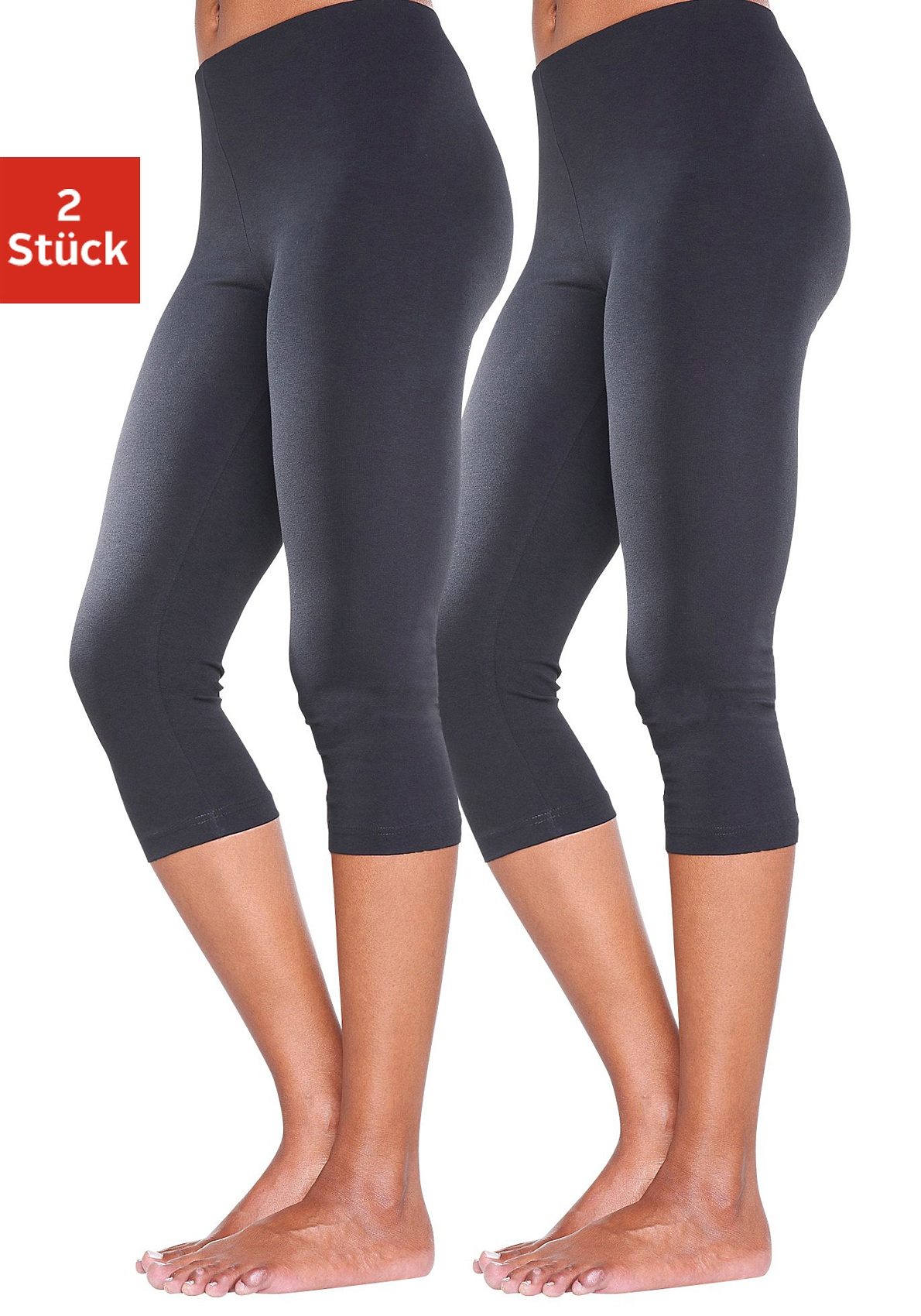 Vivance Active by Lascana Caprileggings mit Gummibund, Loungewear