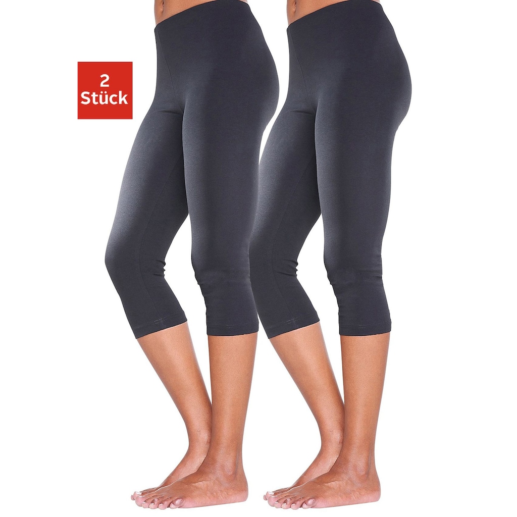 Vivance active Caprileggings, (2er-Pack)