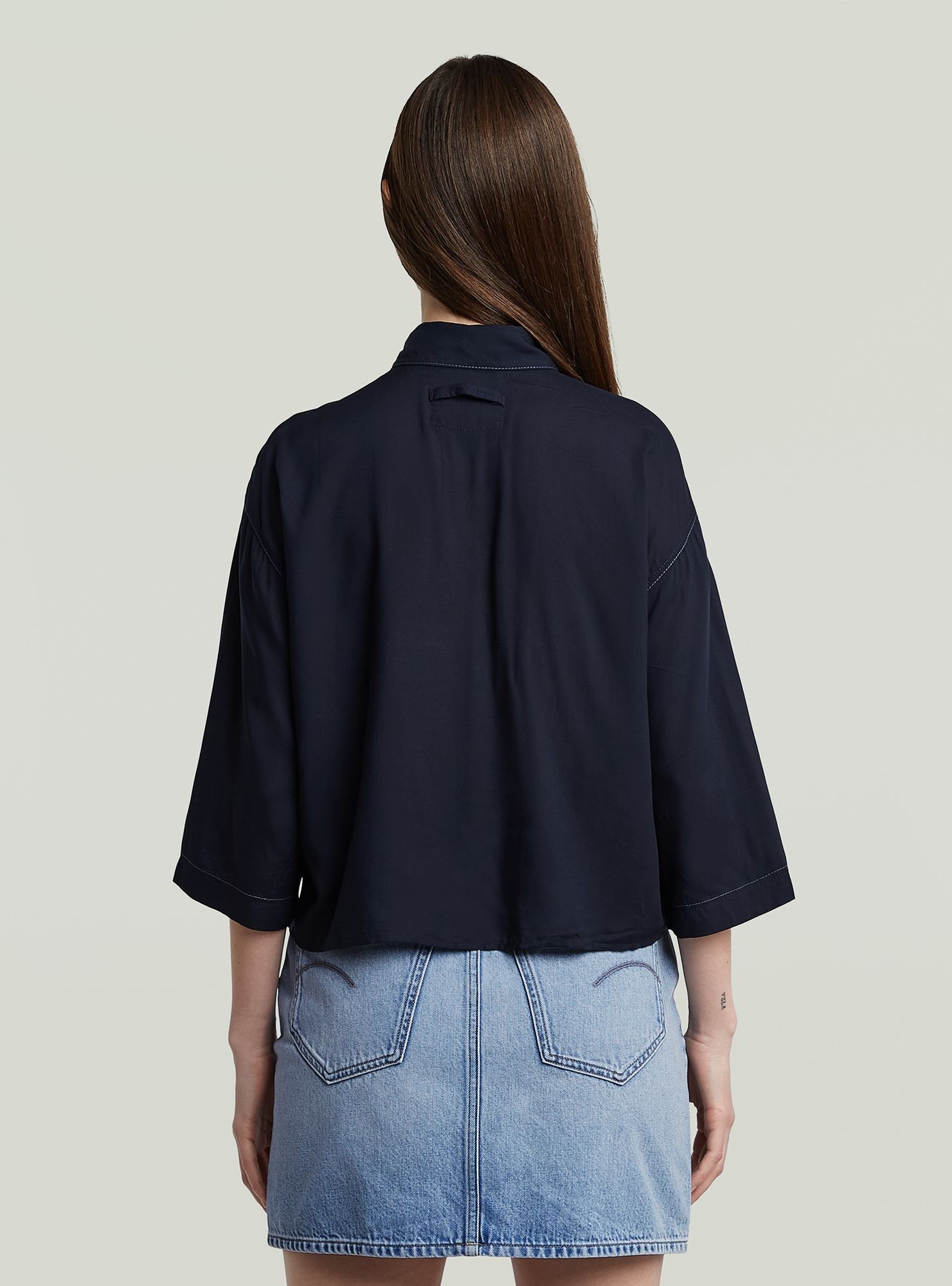 G-STAR Langarmshirt »Boxy Hemd«