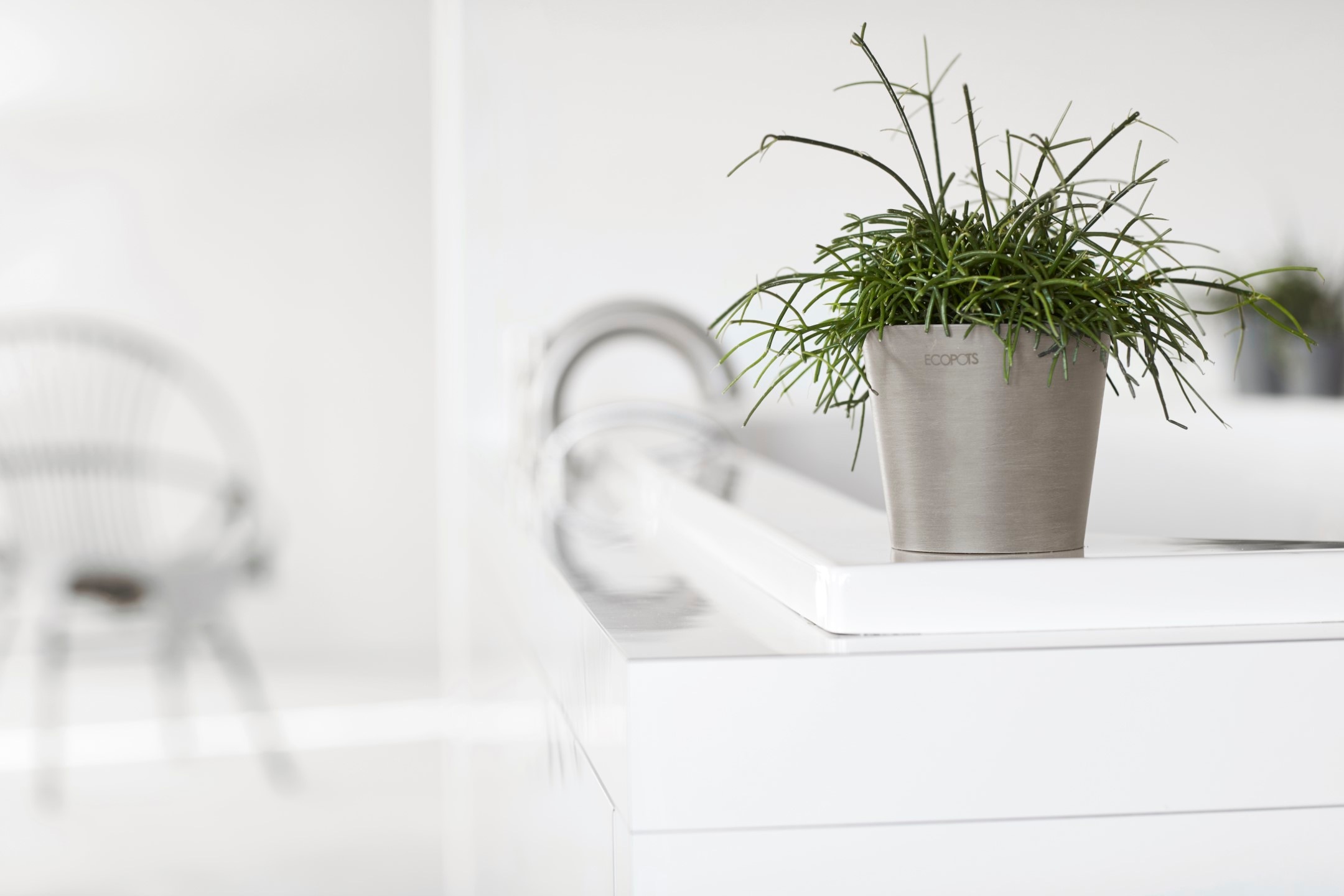 ECOPOTS Blumentopf »Amsterdam Mini 10,5 Taupe« für den Innenbereich