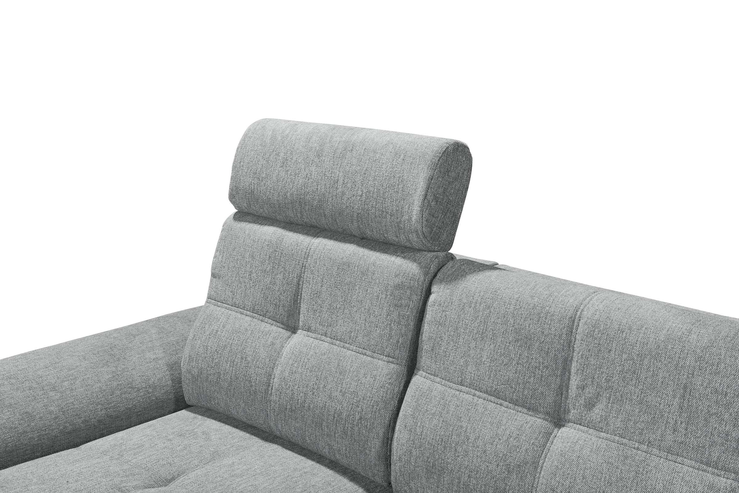ED EXCITING DESIGN Ecksofa »Altona L-Form«, (2 St.), mit Bettfunktion, Bettkasten, Armteilverstellung & Kopfstützen