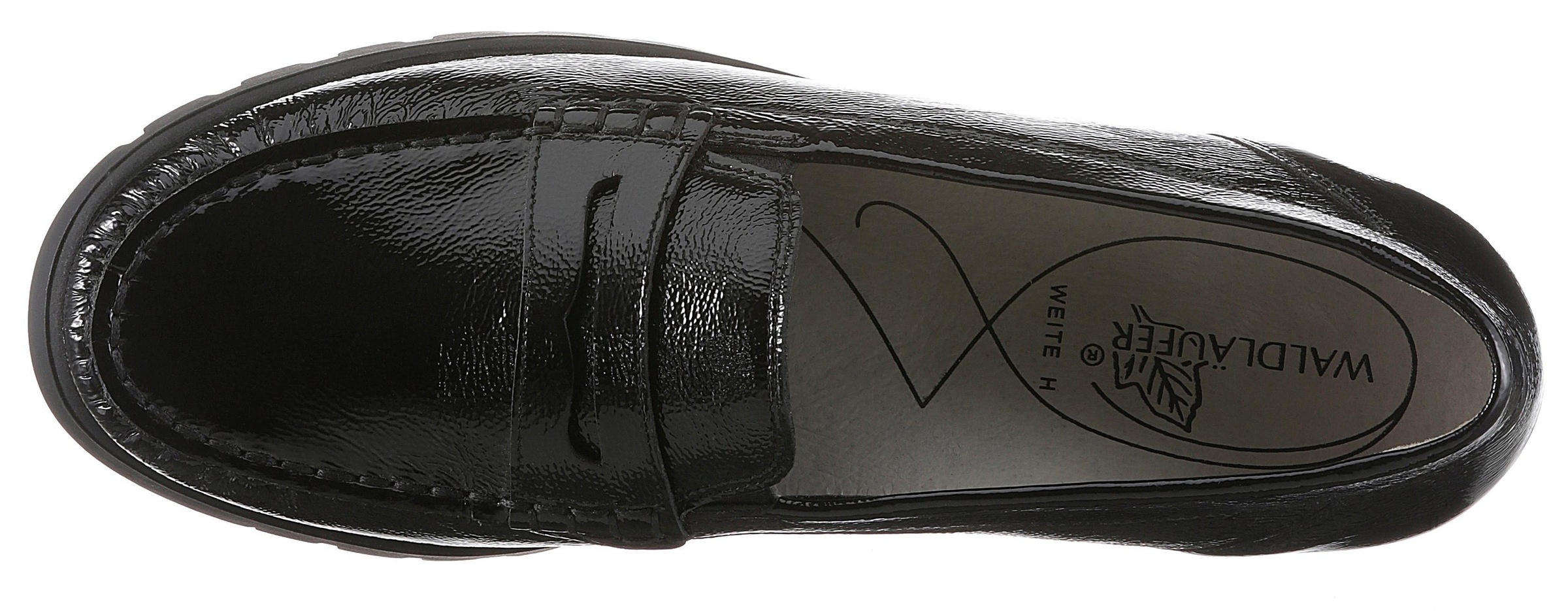 Waldläufer Hegli Moccasin Black 42 3