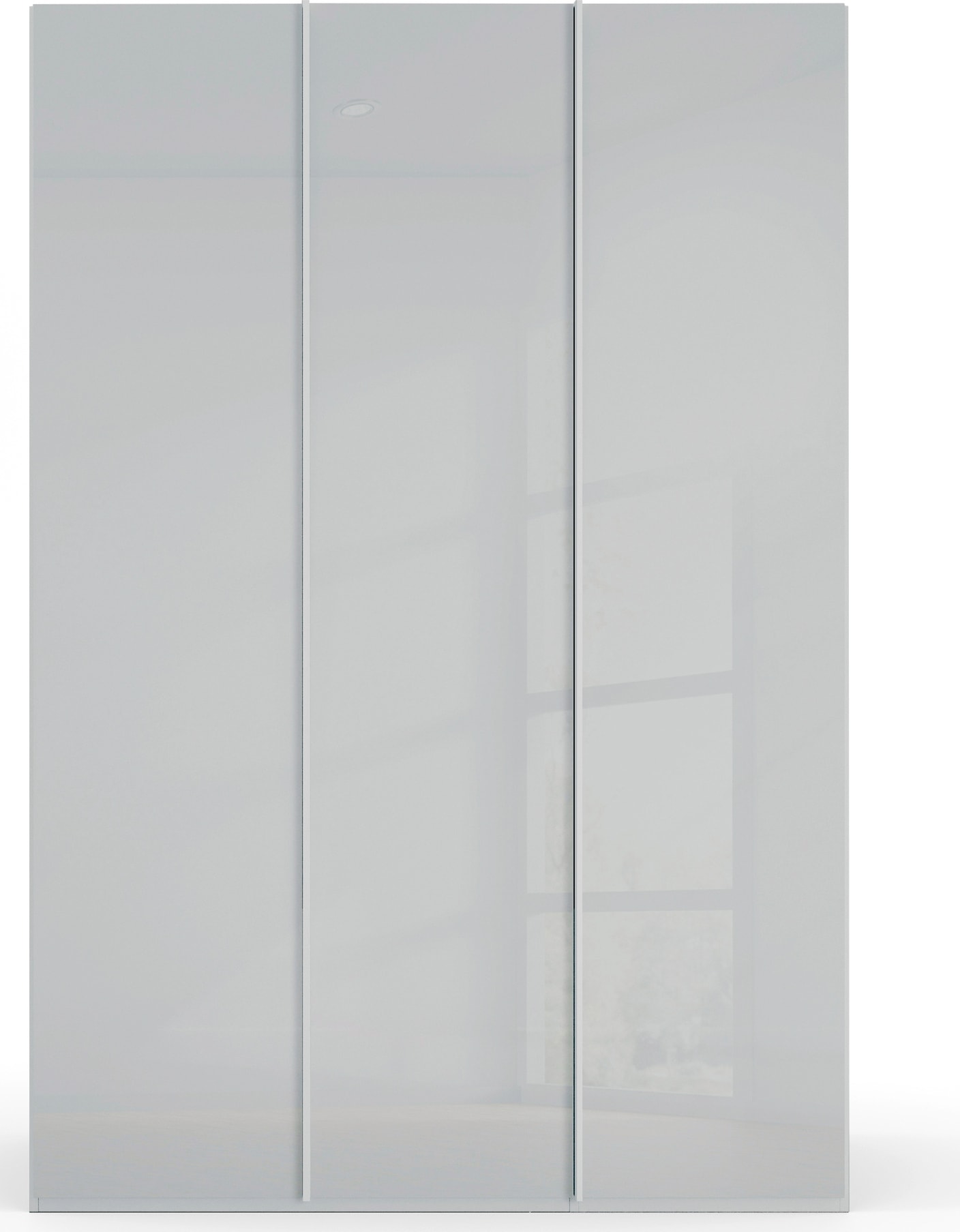 rauch Drehtürenschrank »Skat Meridian«, Glasfront, inkl. Innenspiegel und 4 Innenschubladen