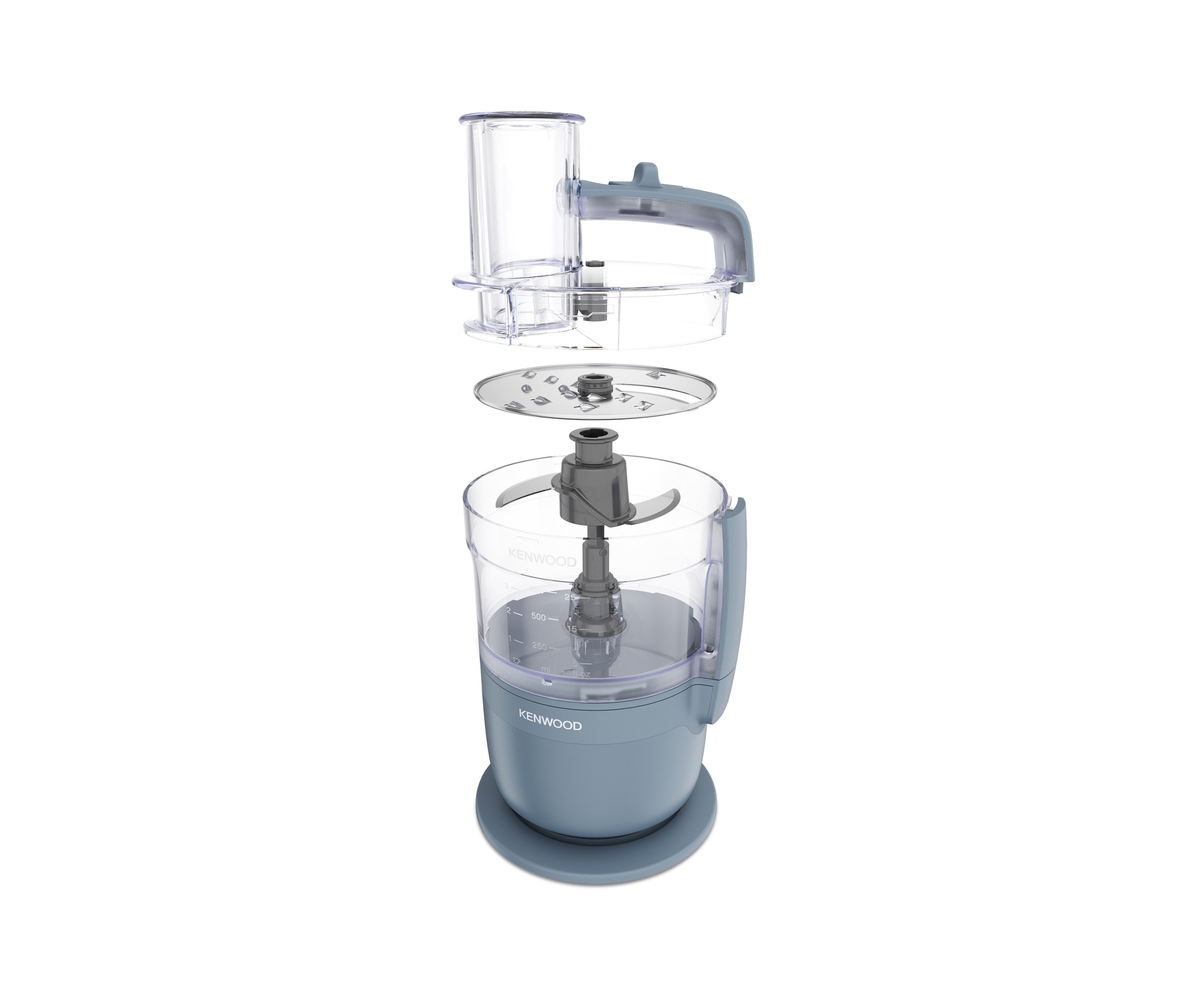 Kenwood Küchenmaschine »MultiPro Go FDP23.380GY« Für Smoothies, zum Schneiden, Reiben, Pürieren und  Teig Kneten