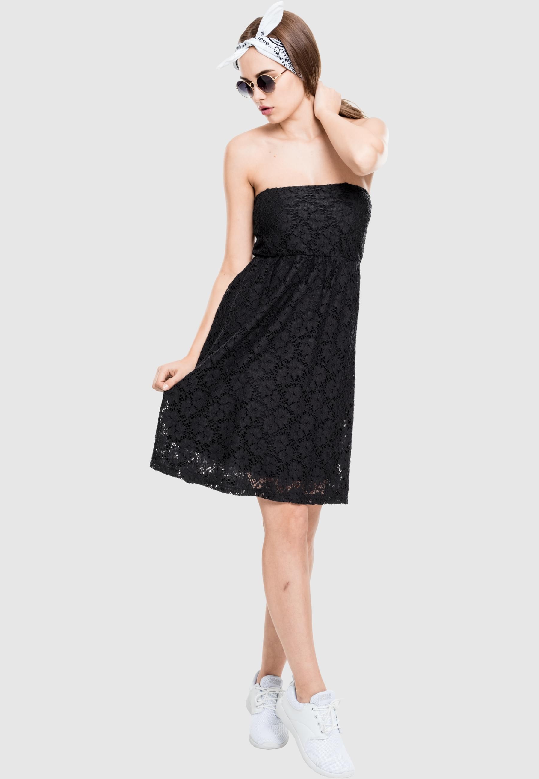 URBAN CLASSICS Shirtkleid »Urban Classics Damen Ladies Laces Dress«, (1 tlg.)