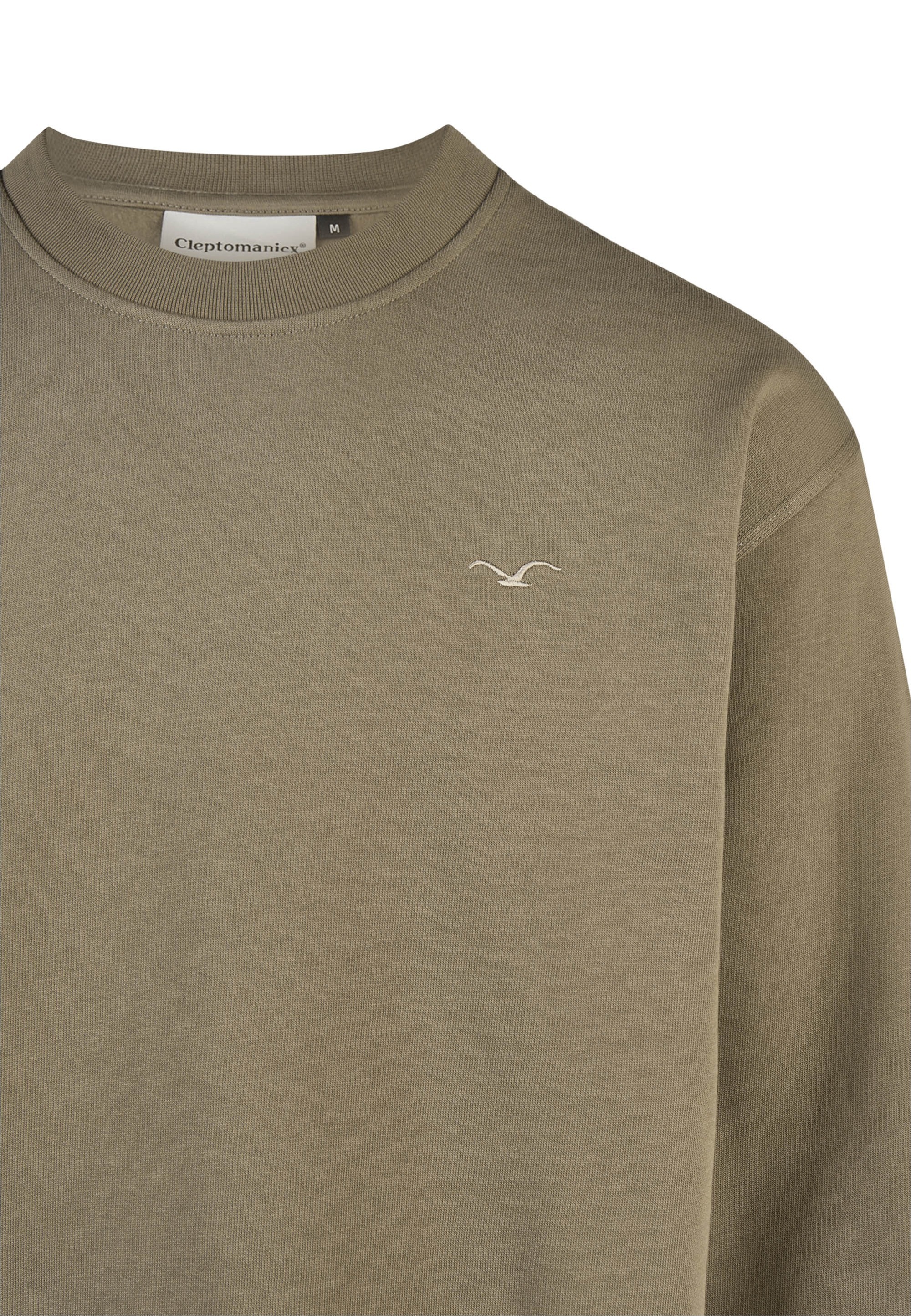 Cleptomanicx Sweatshirt »Ligull Boxy«, mit kleiner Möwenstickerei