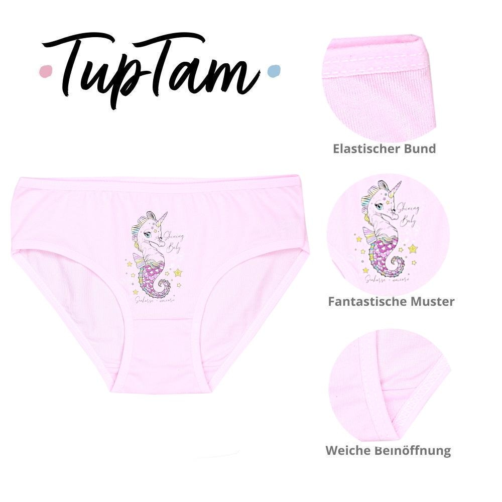 TupTam Slip »Slips Mädchen Slips mit Aufdruck 10er Pack«