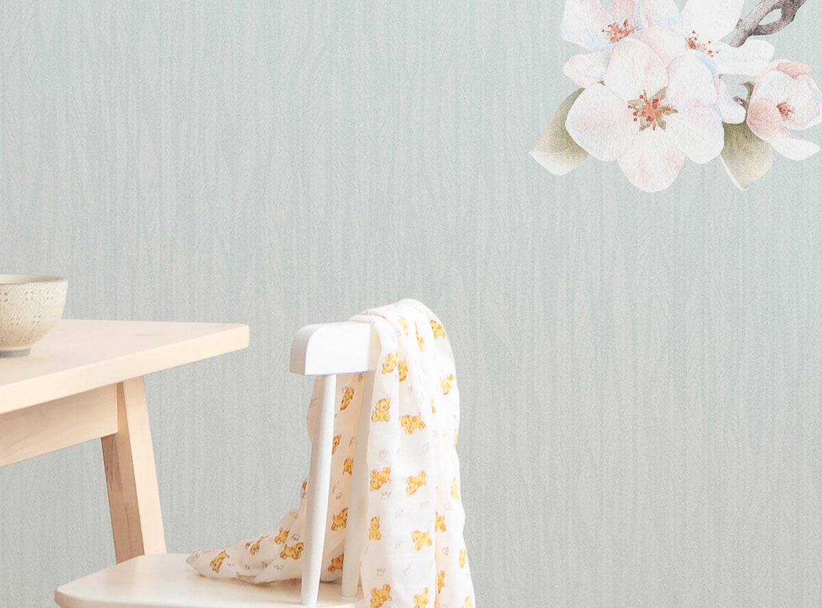 Komar Fototapete »Digitaldruck Vlies - Apple Blossom - Größe 300 x 250 cm«, bedruckt, Wohnzimmer, Schlafzimmer