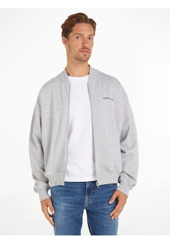 Sweater »TJM BOXY N CLSCS BOMBER EXT«, mit Reißverschluss