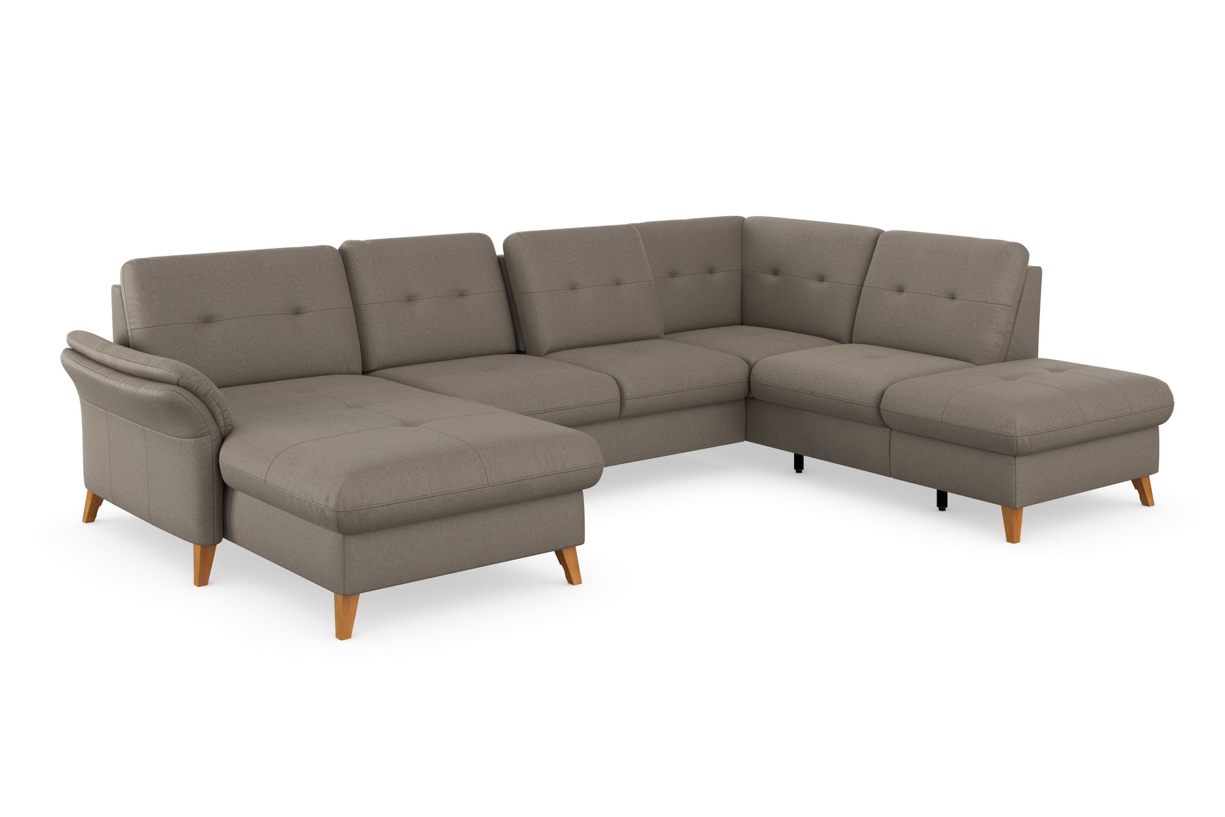 sit&more Wohnlandschaft »Göteborg«, inkl. Sitztiefenverstellung, wahlweise mit Bettfunktion & Bettkasten