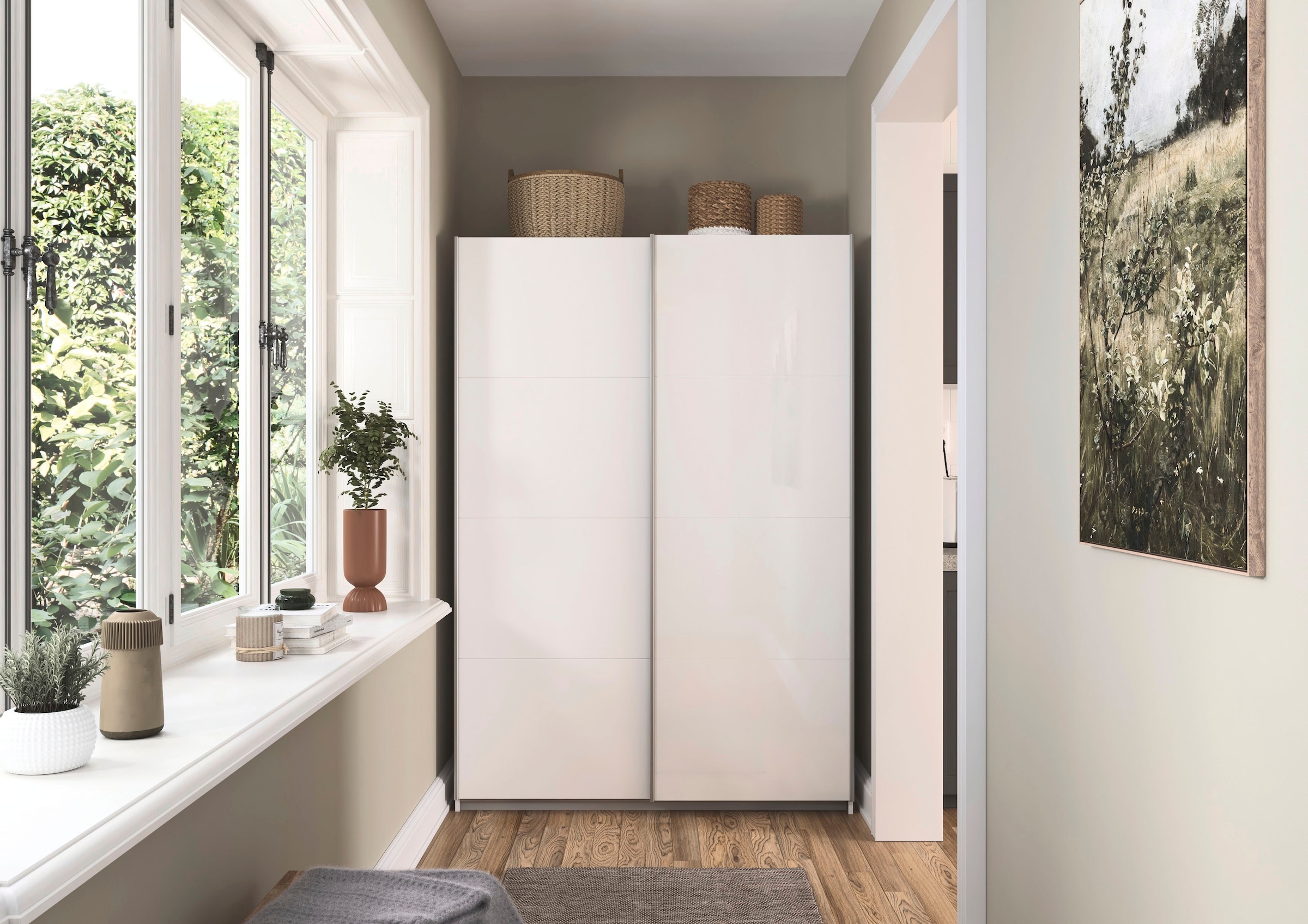 rauch Schwebetürenschrank »Subito Kleiderschrank Bestseller« Schlafzimmer Glasfront Breiten 136 & 181 Höhe 197 cm - MADE IN GERMANY