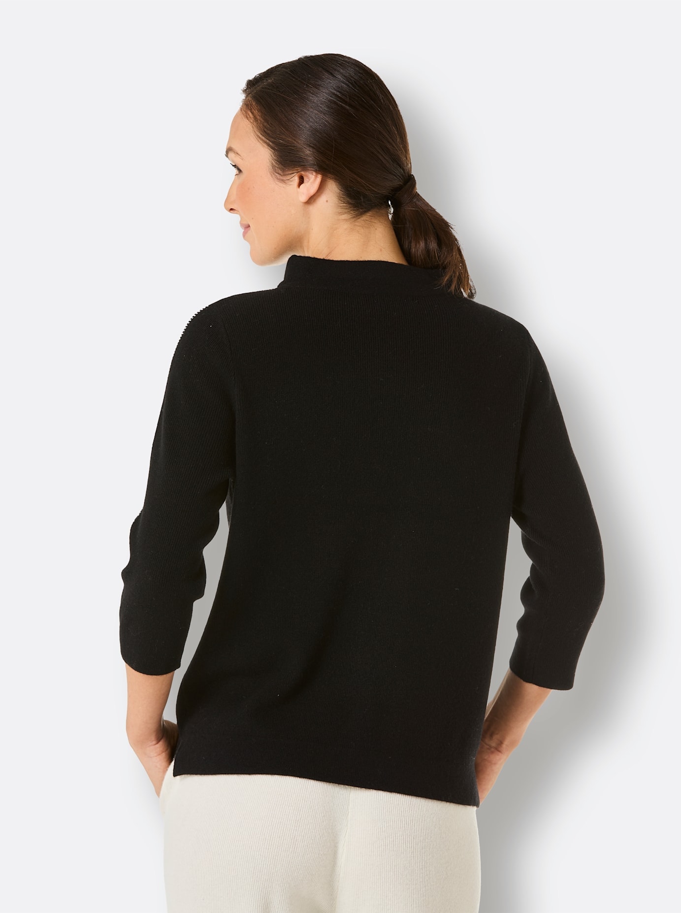 CREATION L PREMIUM 3/4 Arm-Pullover »Merino-Kaschmir-Pullover«