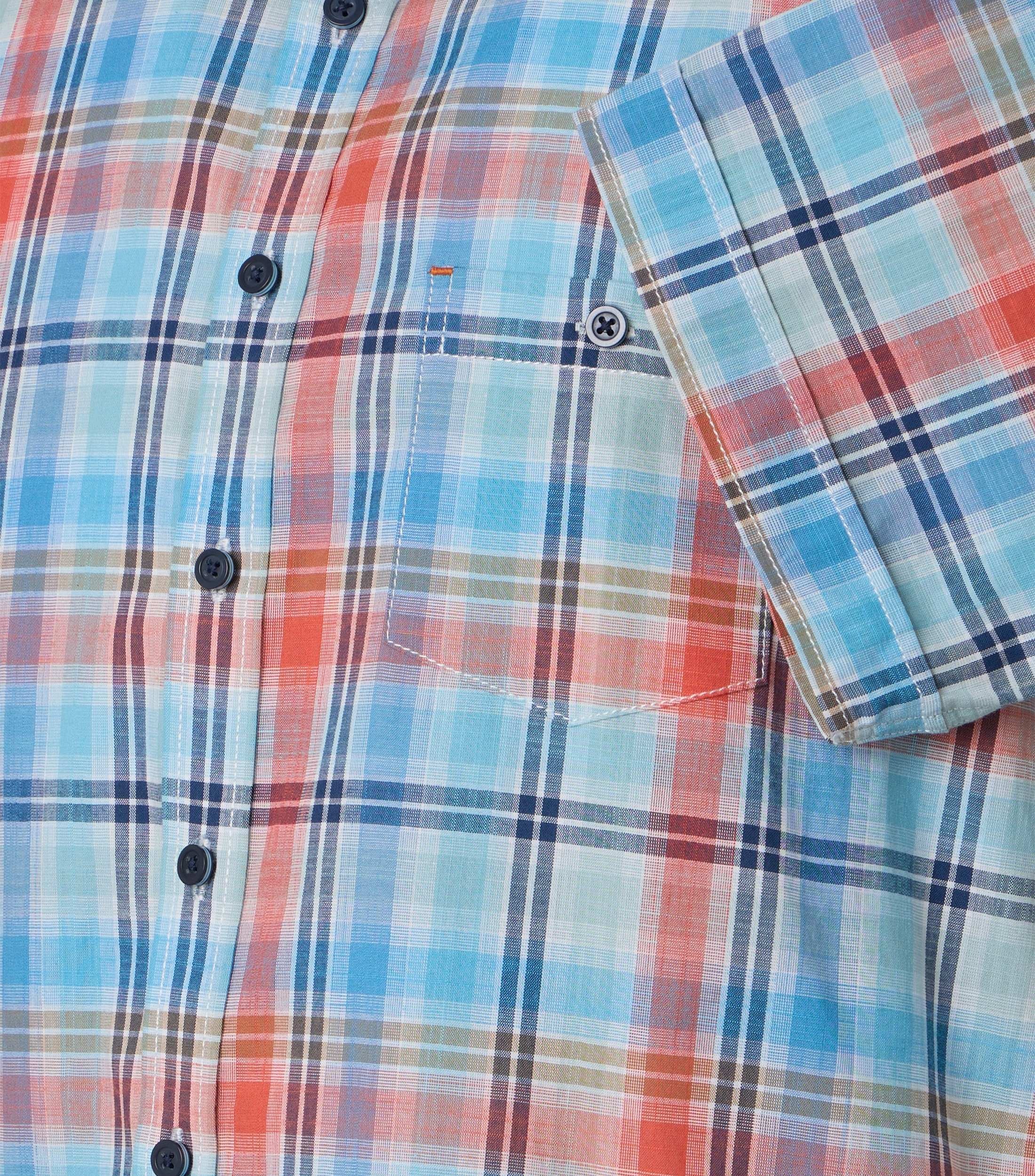 CASAMODA Kurzarmhemd »CASAMODA Freizeithemd Kurzarm kariert«