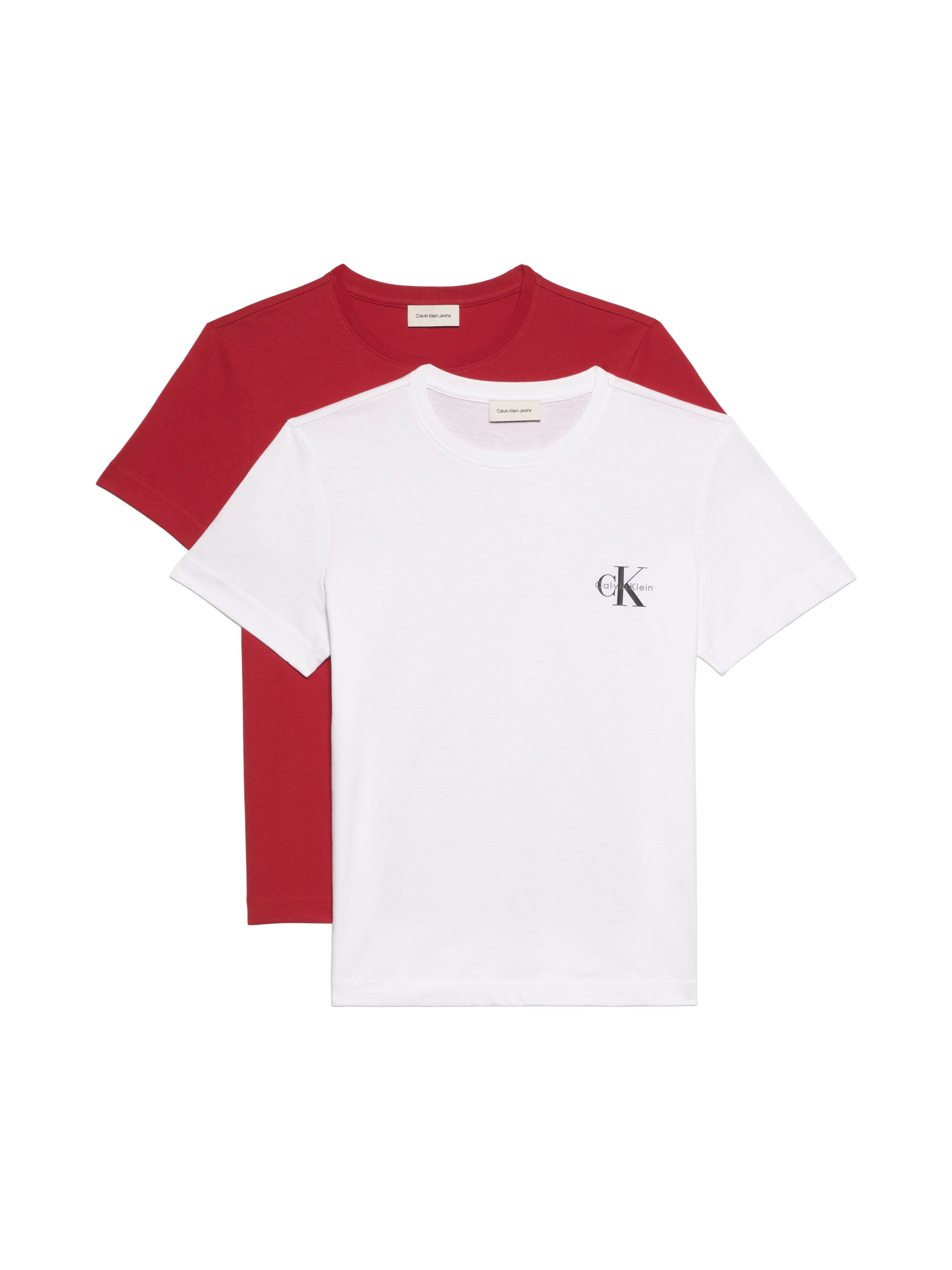 Calvin Klein Jeans T-Shirt "A- Logo CN 2 Pack Tee" Packung, 2er-Pack, 2 tlg günstig online kaufen