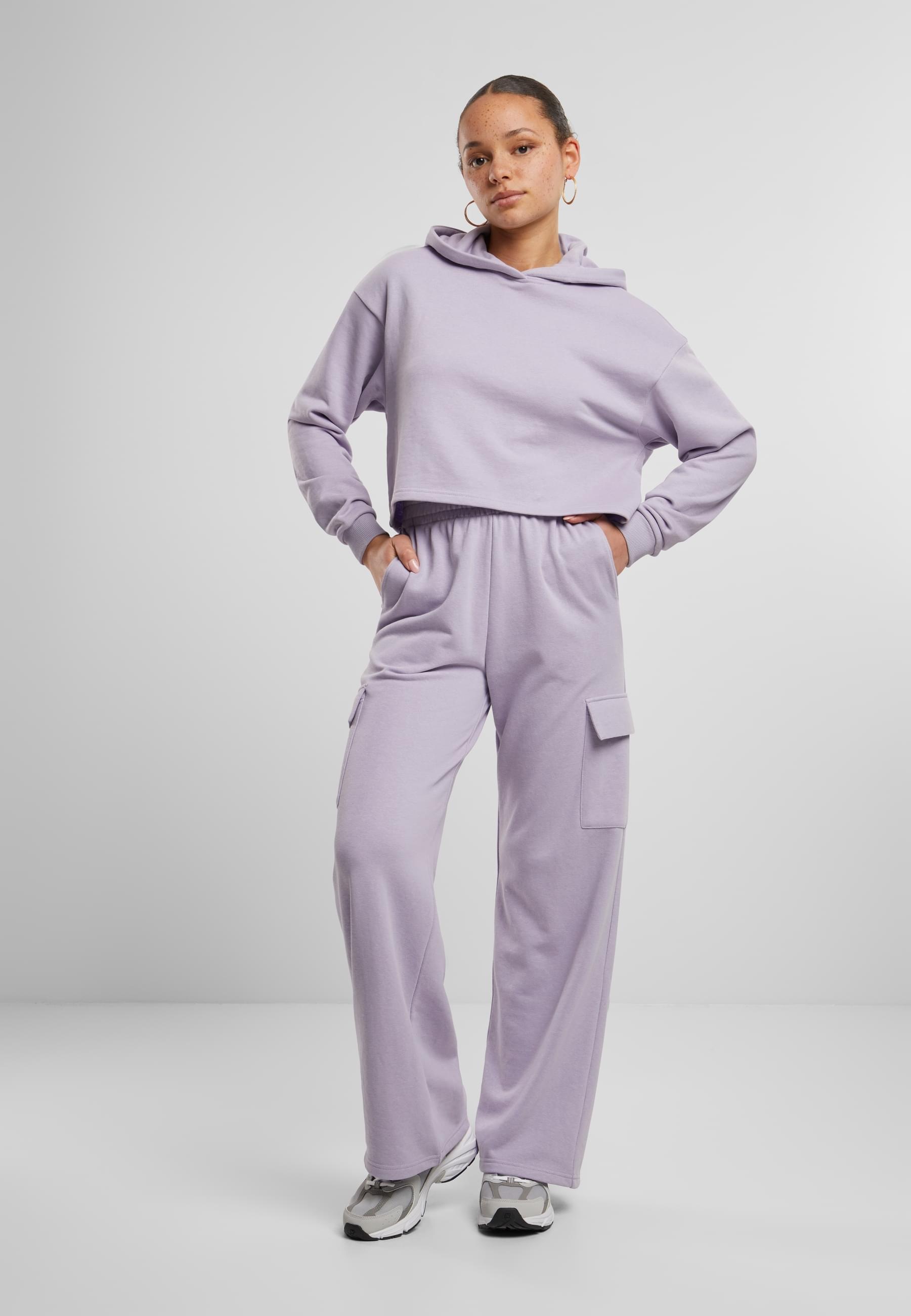 URBAN CLASSICS Kapuzenpullover »Urban Classics Damen Ladies Oversized Cropped Light Terry Hoodie«, (1 tlg.)