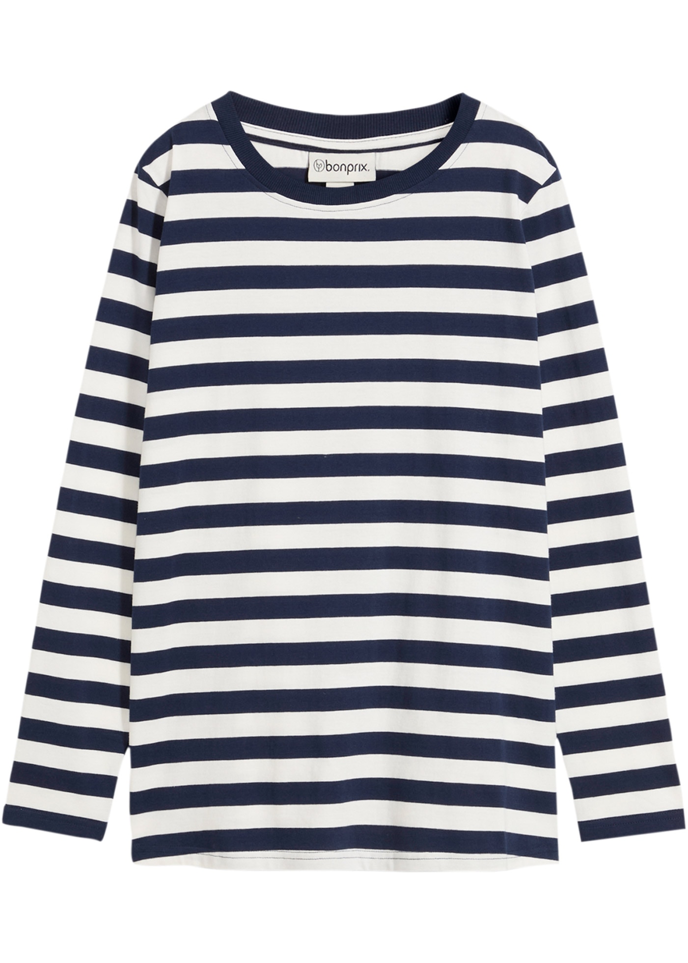 bonprix Langarmshirt 1 Langarm, für Frühling und Sommer, aus reiner Baumwolle