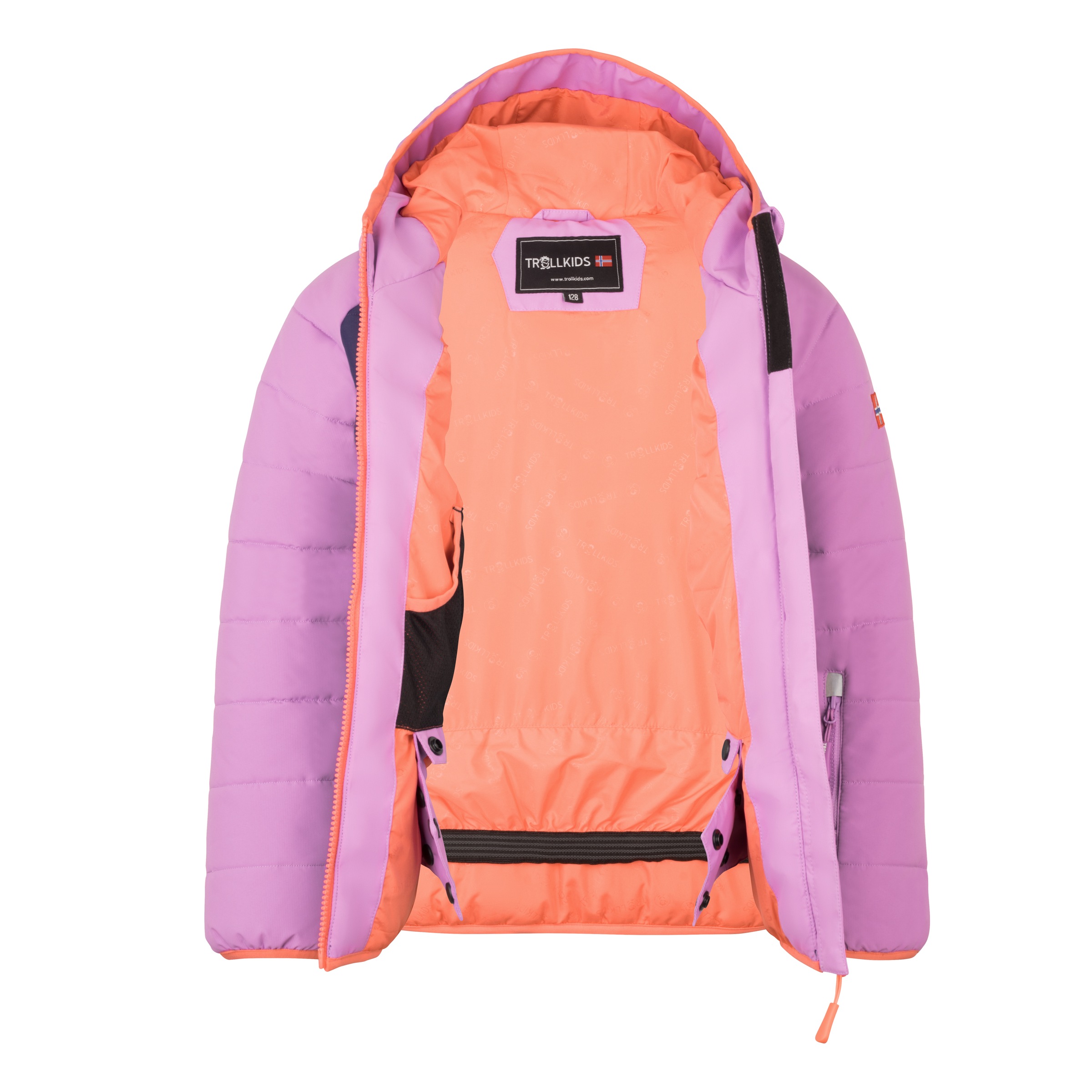 TROLLKIDS Winterjacke »KIDS HAFJELL SNOW JACKET PRO« mit Kapuze sportliche Winterjacke, aus Polyester, mit Kapuze, winddicht