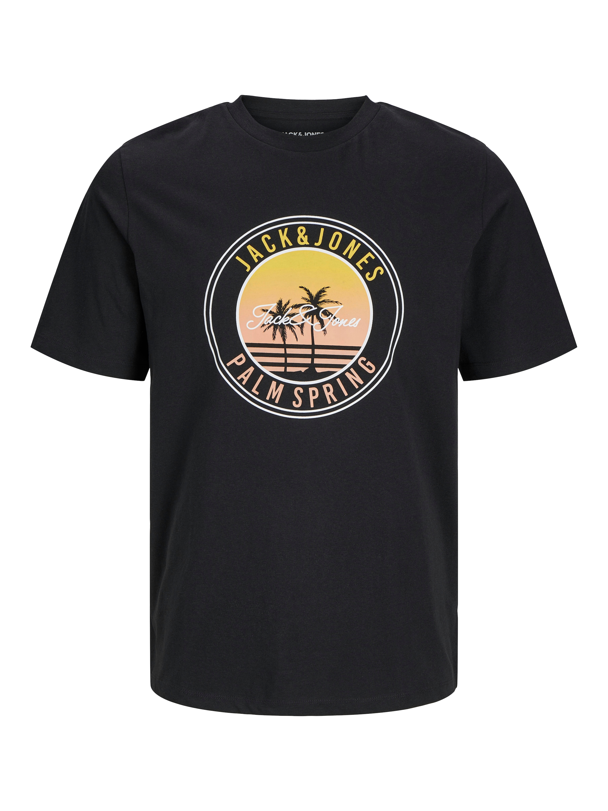 Jack & Jones Rundhalsshirt »JJPALM TEE SS CREW NECK LN«