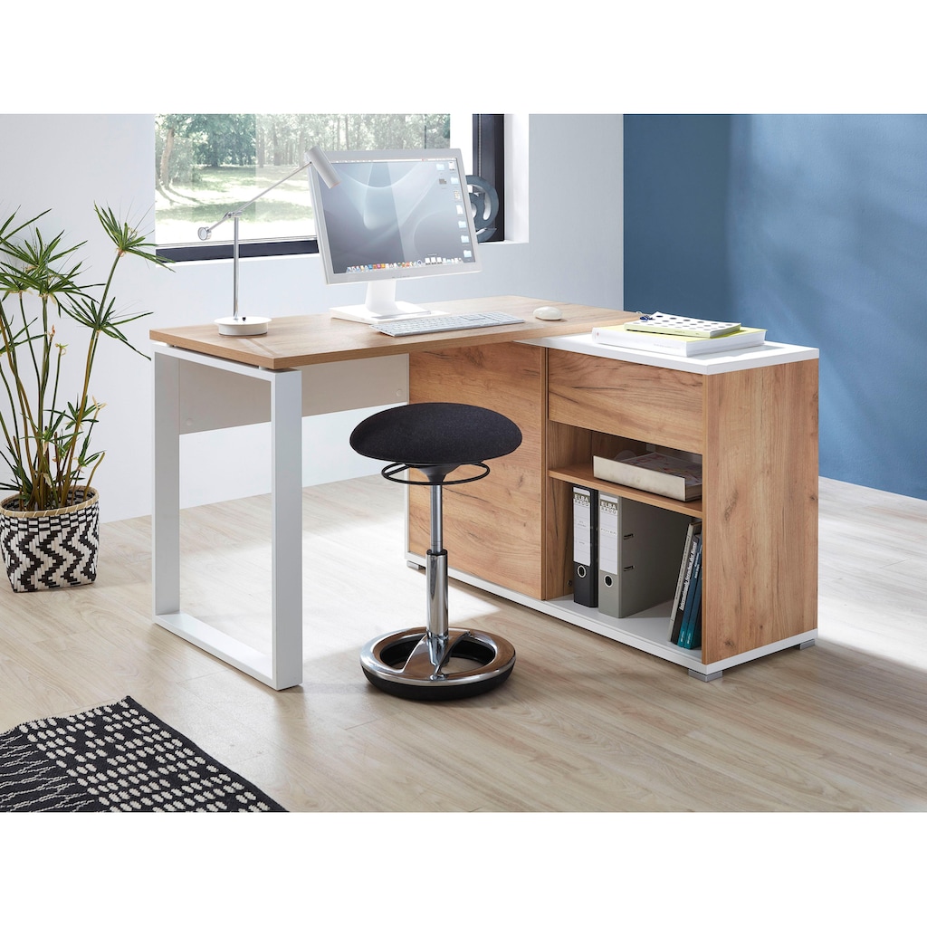 GERMANIA Eckschreibtisch »GW-Lioni«, mit integriertem Sideboard