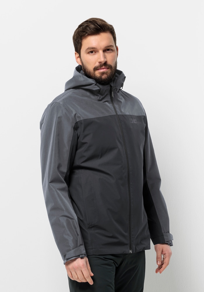 Jack Wolfskin 3-in-1-Funktionsjacke »TAUBENBERG 3IN1 JKT M«, mit Kapuze