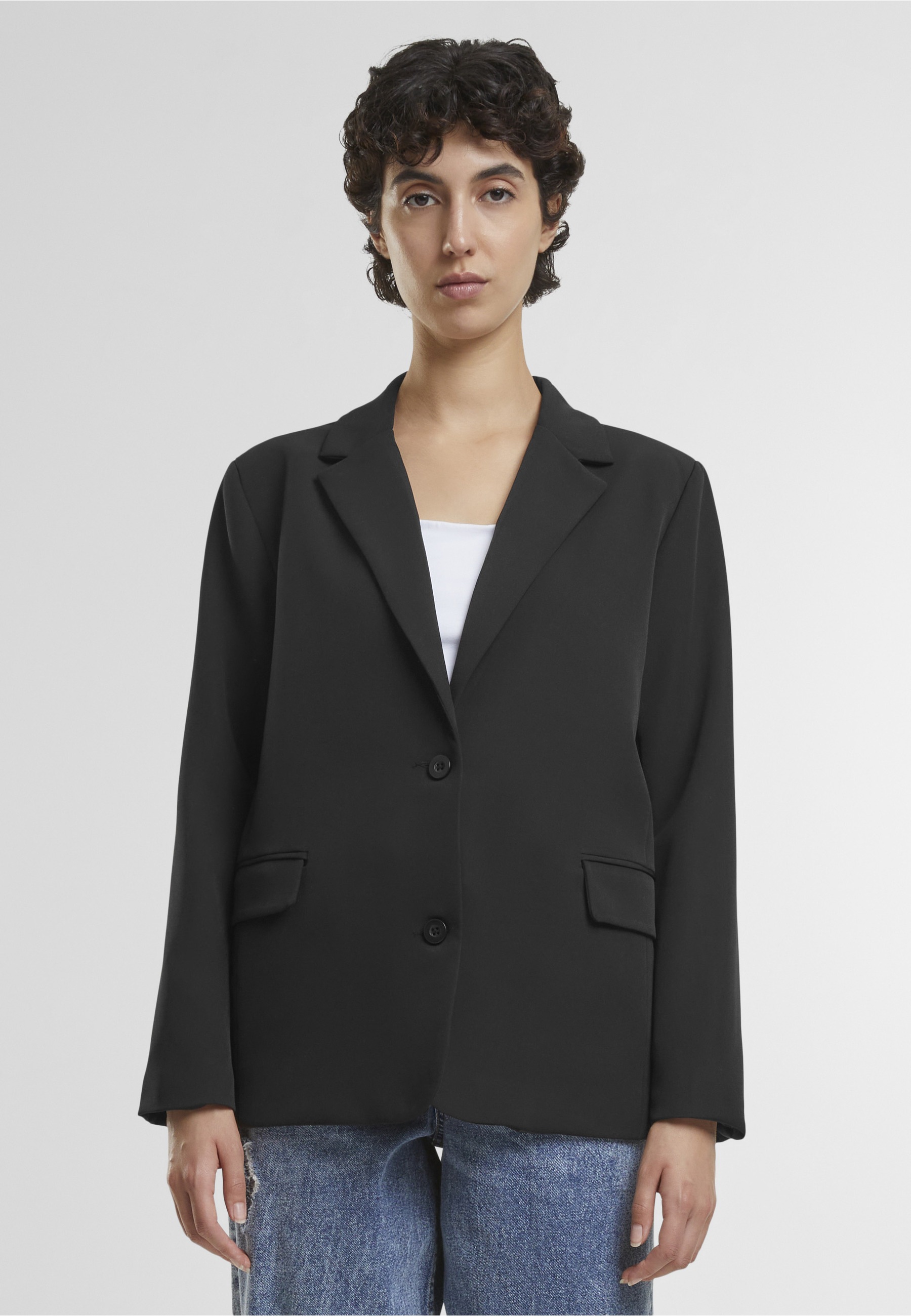URBAN CLASSICS Langmantel »Urban Classics Ladies Long Blazer«