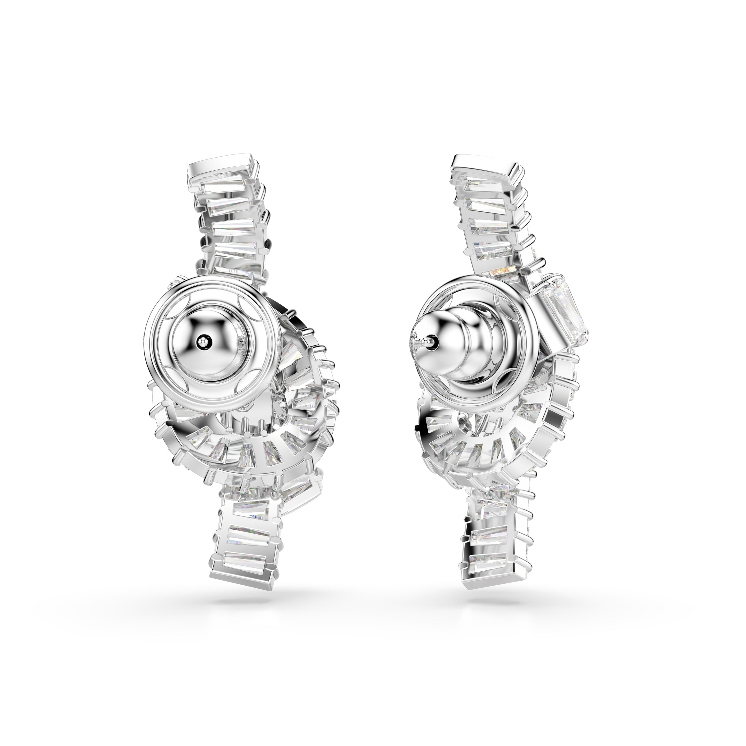 Swarovski Paar Ohrstecker »Schmuck Geschenk Matrix Ohrringe«, mit Swarovski® Kristall, Swarovski® Zirkonia (synth.)