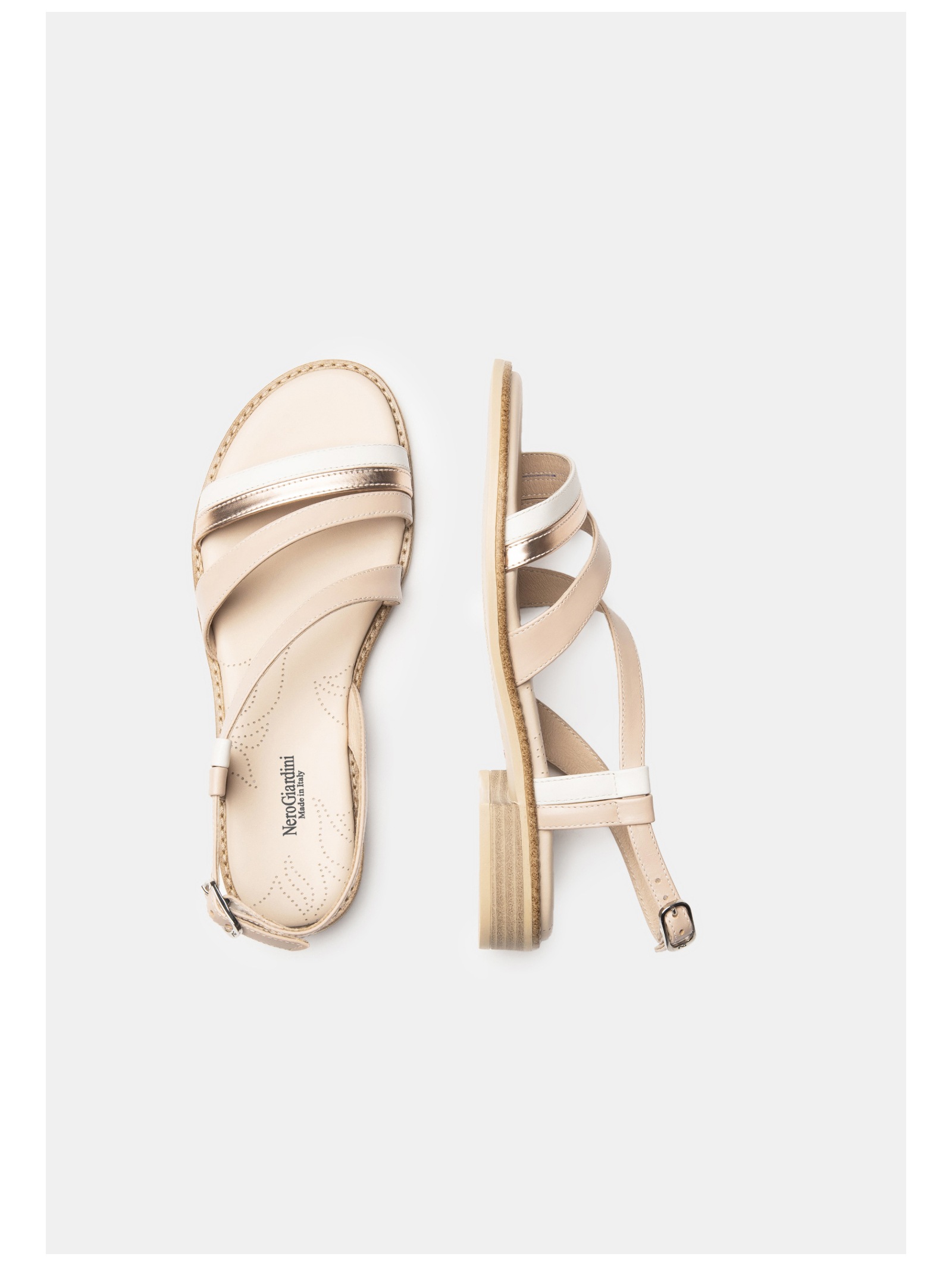 Nero Giardini Riemchensandale »Nero Giardini Sandalen Leder/Textil«