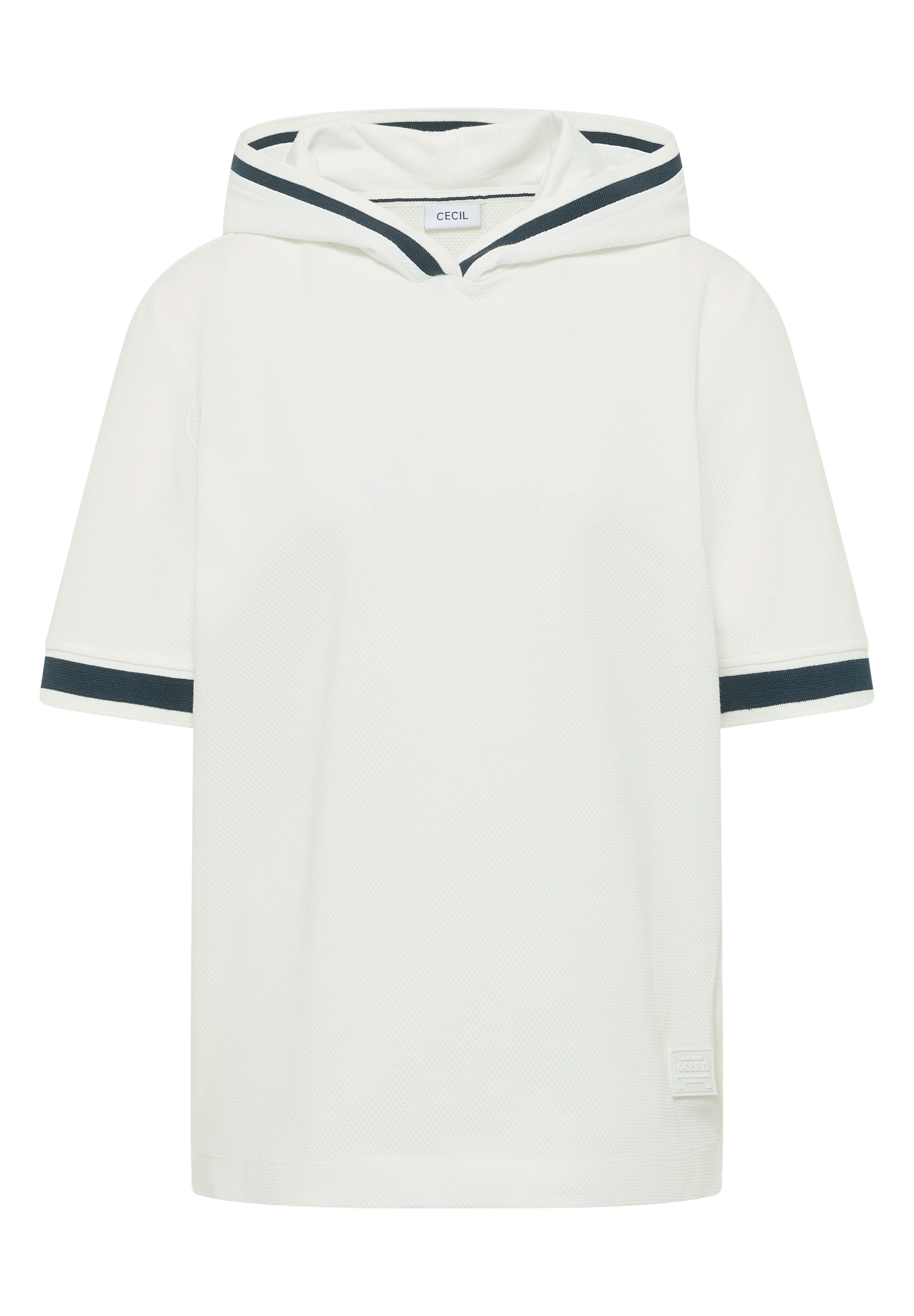 Cecil Kapuzenshirt aus Baumwolle mit Stretchante