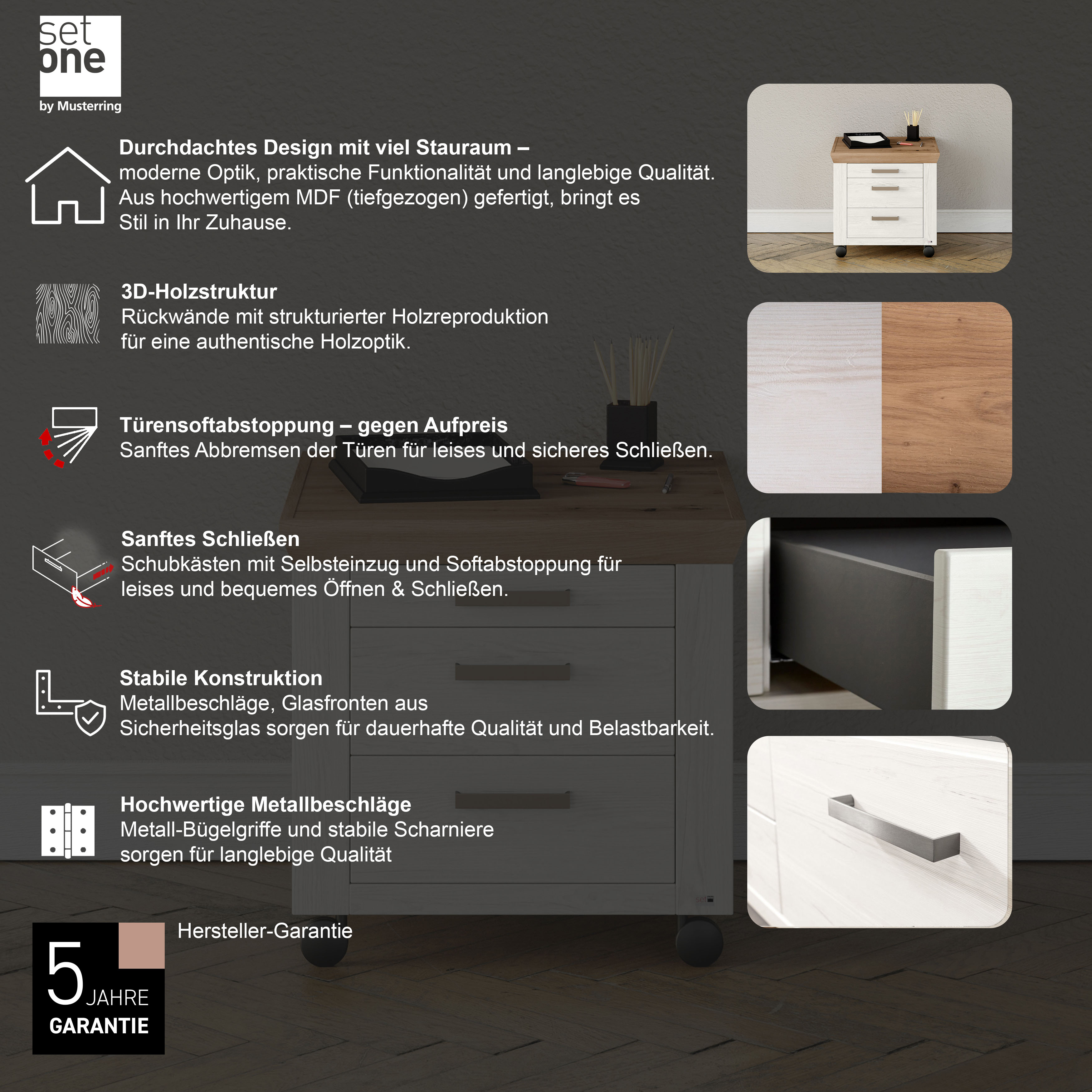 Thumbnail - set one by Musterring Rollcontainer