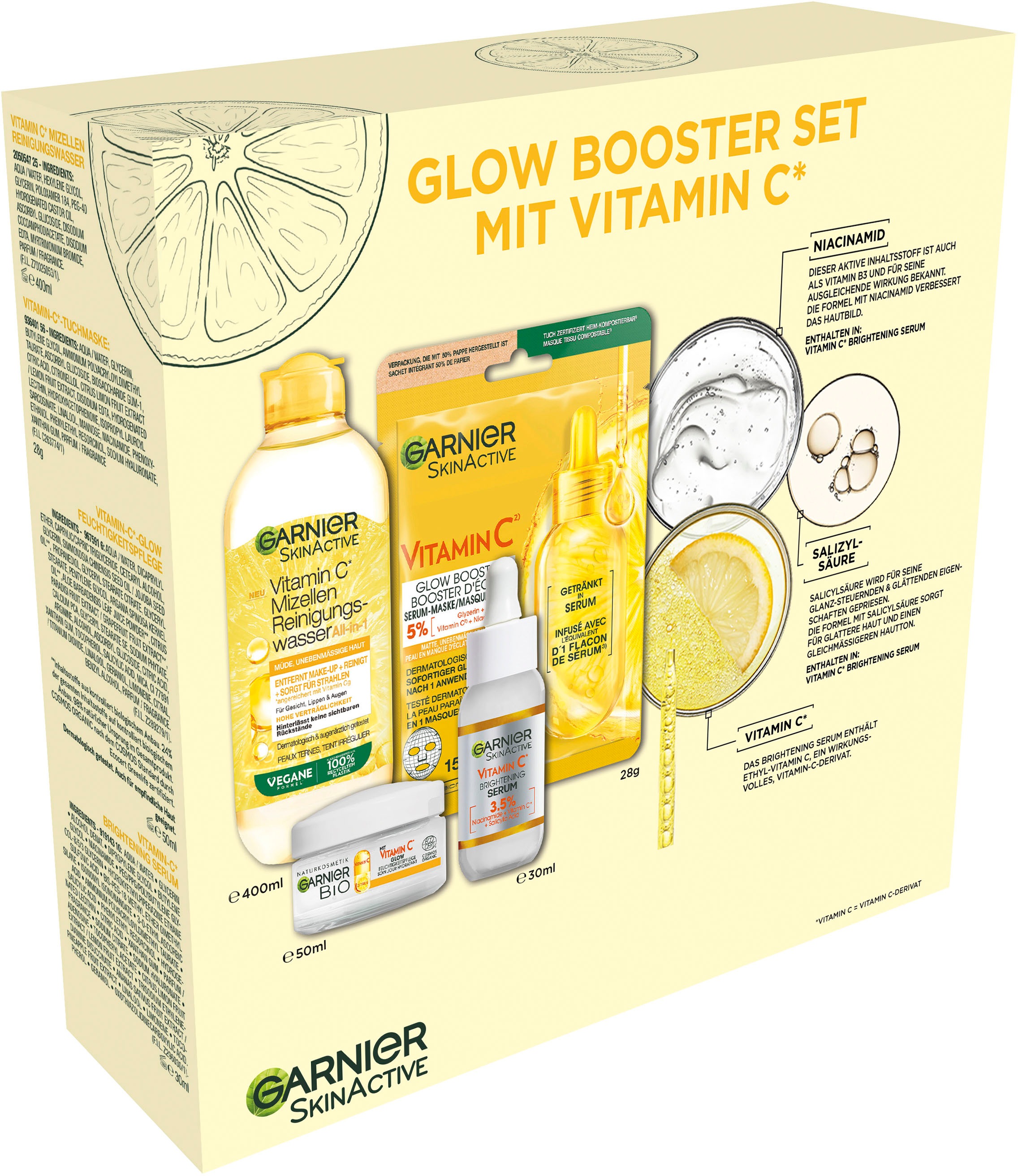 GARNIER Pflege-Set »Garnier Geschenkset Vitamin C«