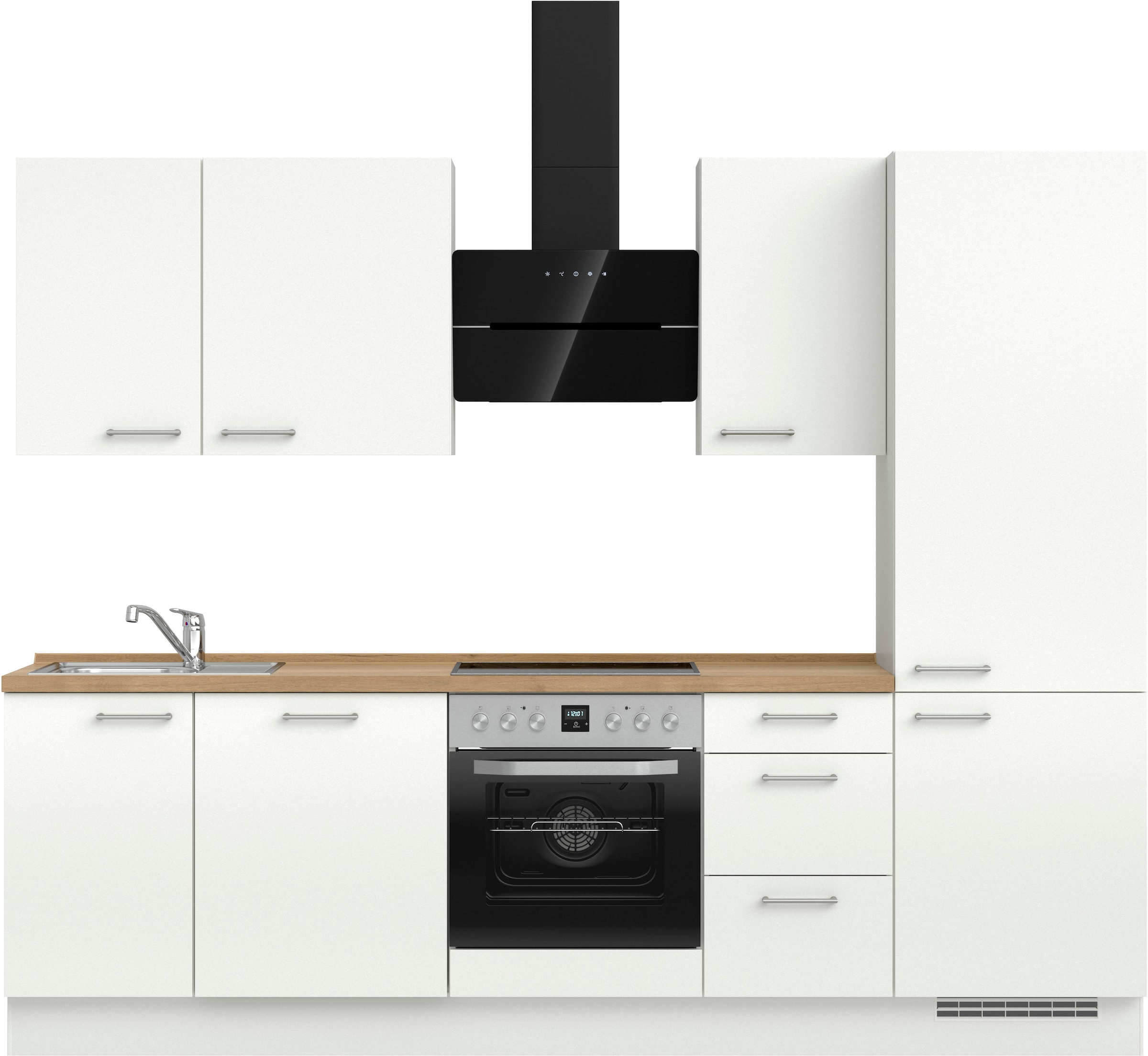 nobilia Küchenzeile ""Laser II", Ausrichtung wählbar, Breite 270 cm" vormon günstig online kaufen