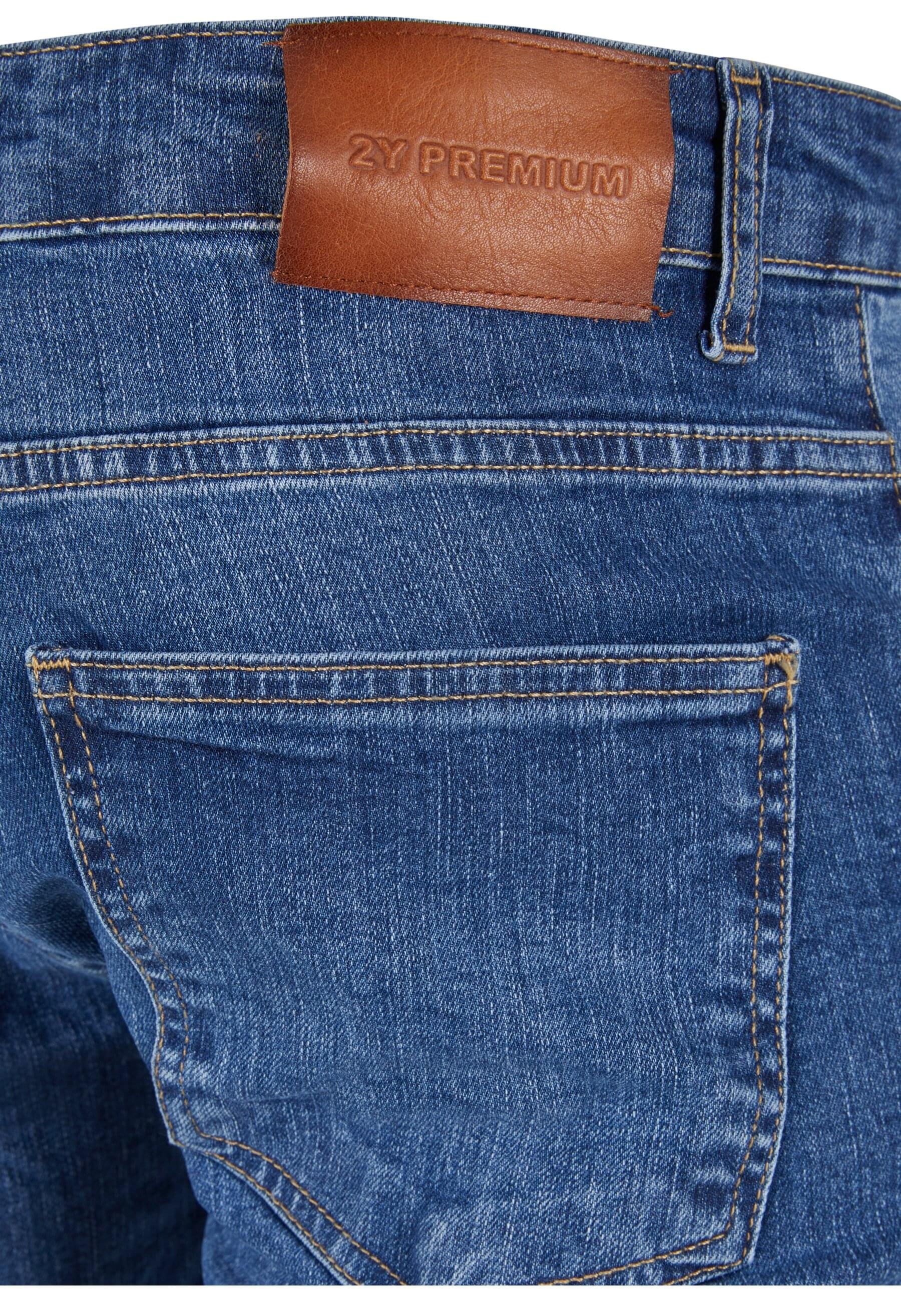 2Y Studios Herren Skinny Fit Jeans Blue Size 32 3
