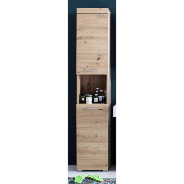 INOSIGN Hochschrank »Avena«, Höhe 190 cm, Badezimmerschrank mit 2 Türen und  1 offenen Fach | BAUR