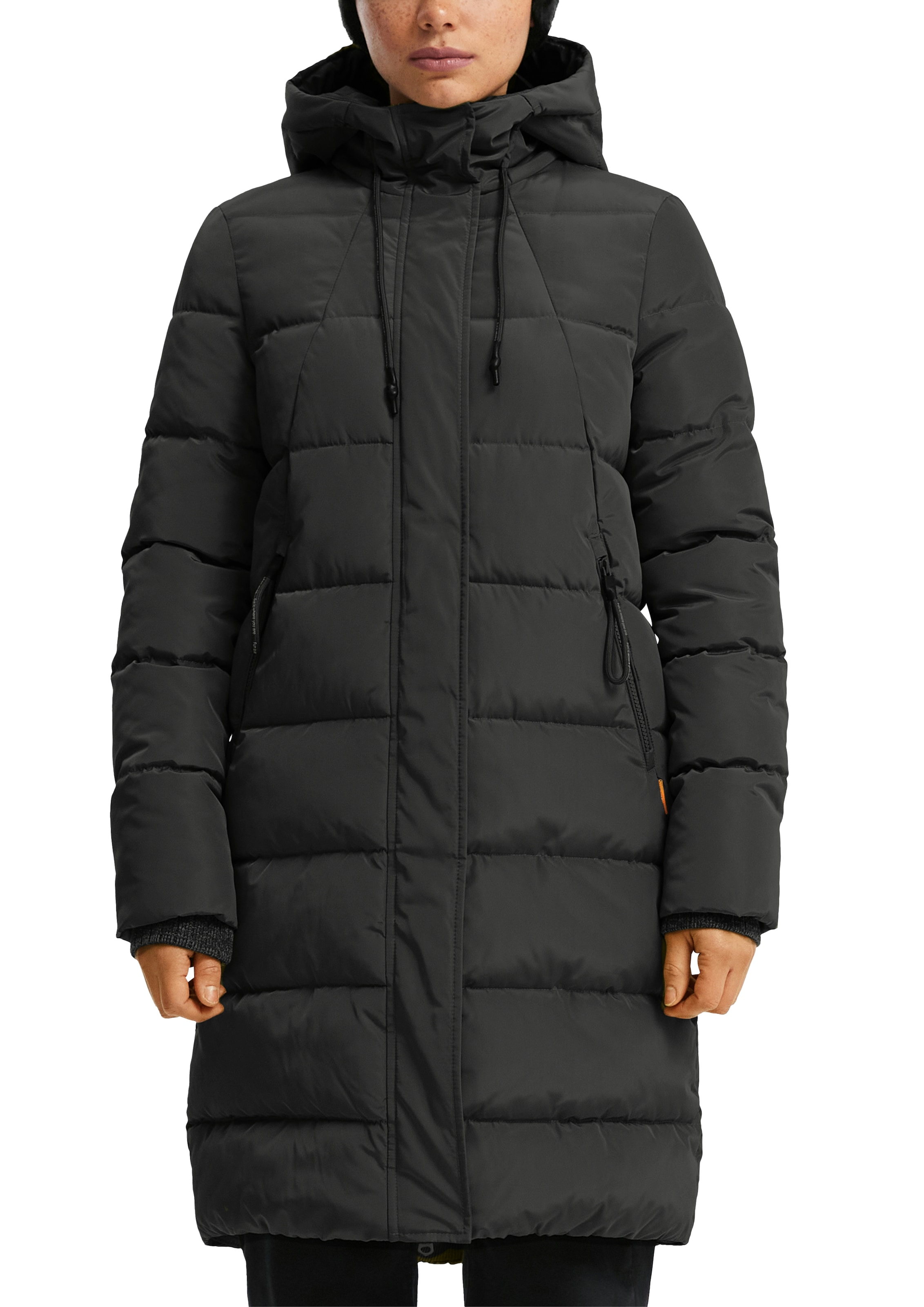 QS Steppjacke mit Kapuze lang, mit Kapuze günstig online kaufen