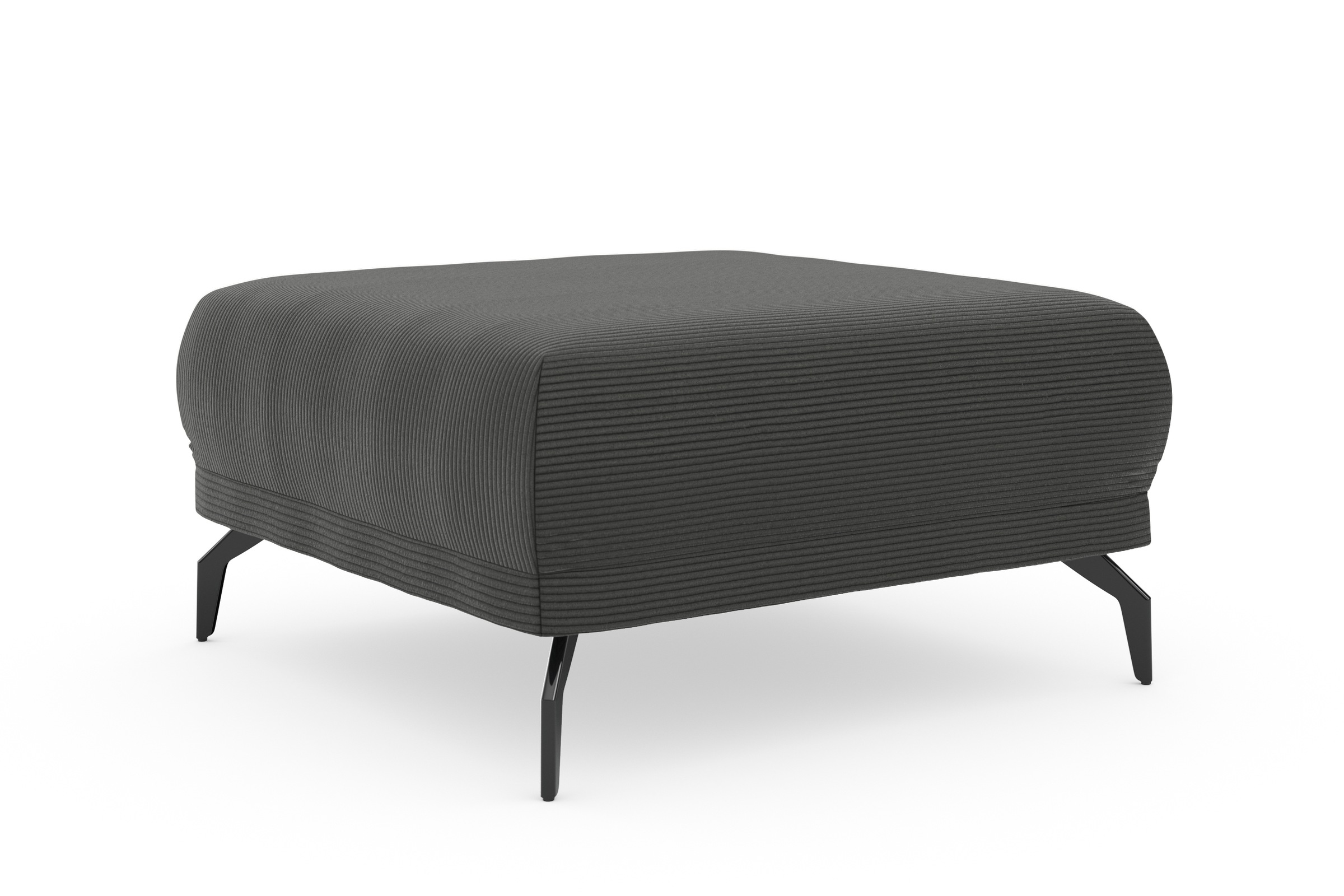 Home affaire Hocker "Coco" Cord-Bezug in 2 Ausführungen, Füßen 15 cm hoch günstig online kaufen