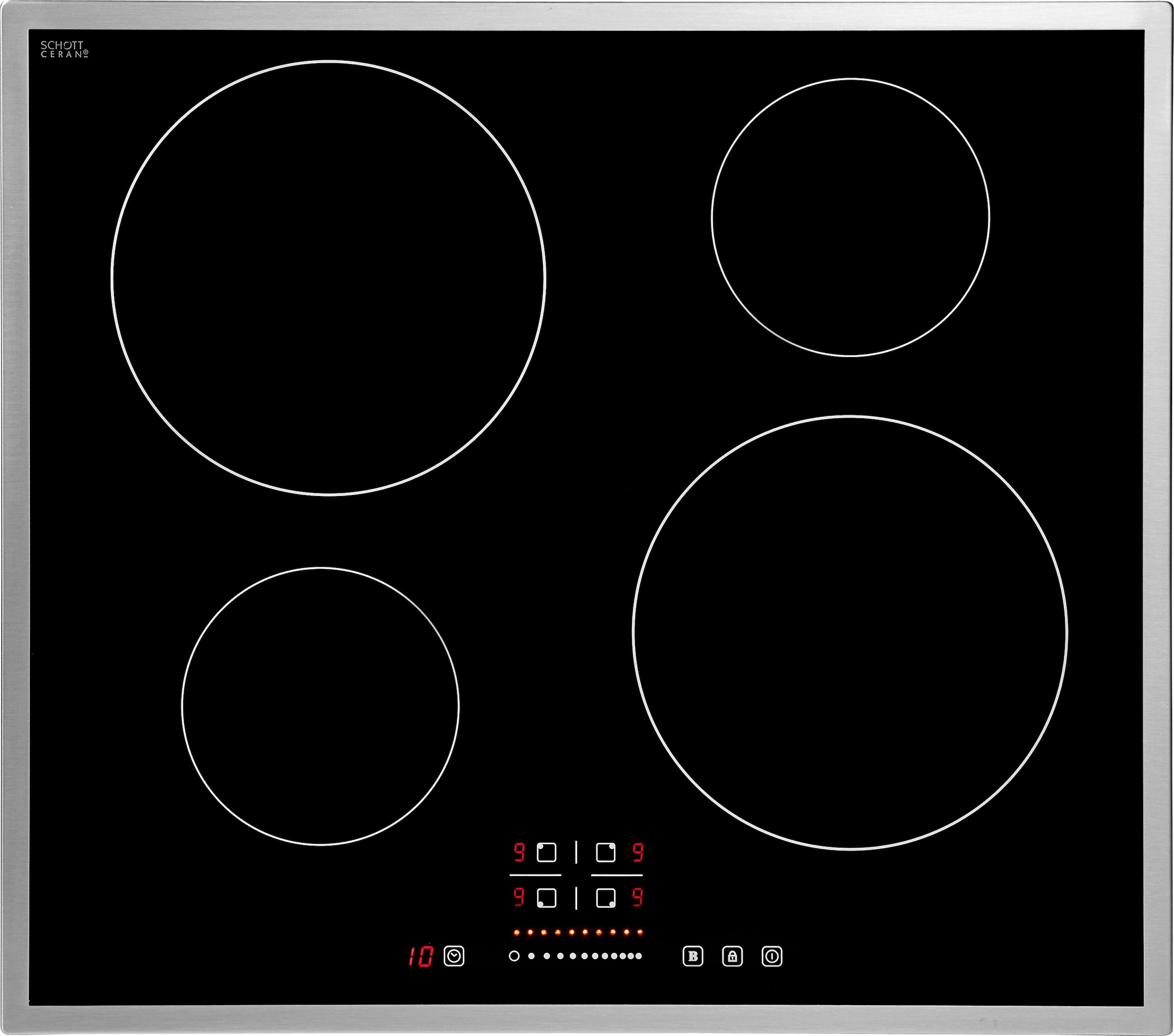 Hanseatic Induktions-Kochfeld von SCHOTT CERAN®, MC-IF7021B2, mit Timer