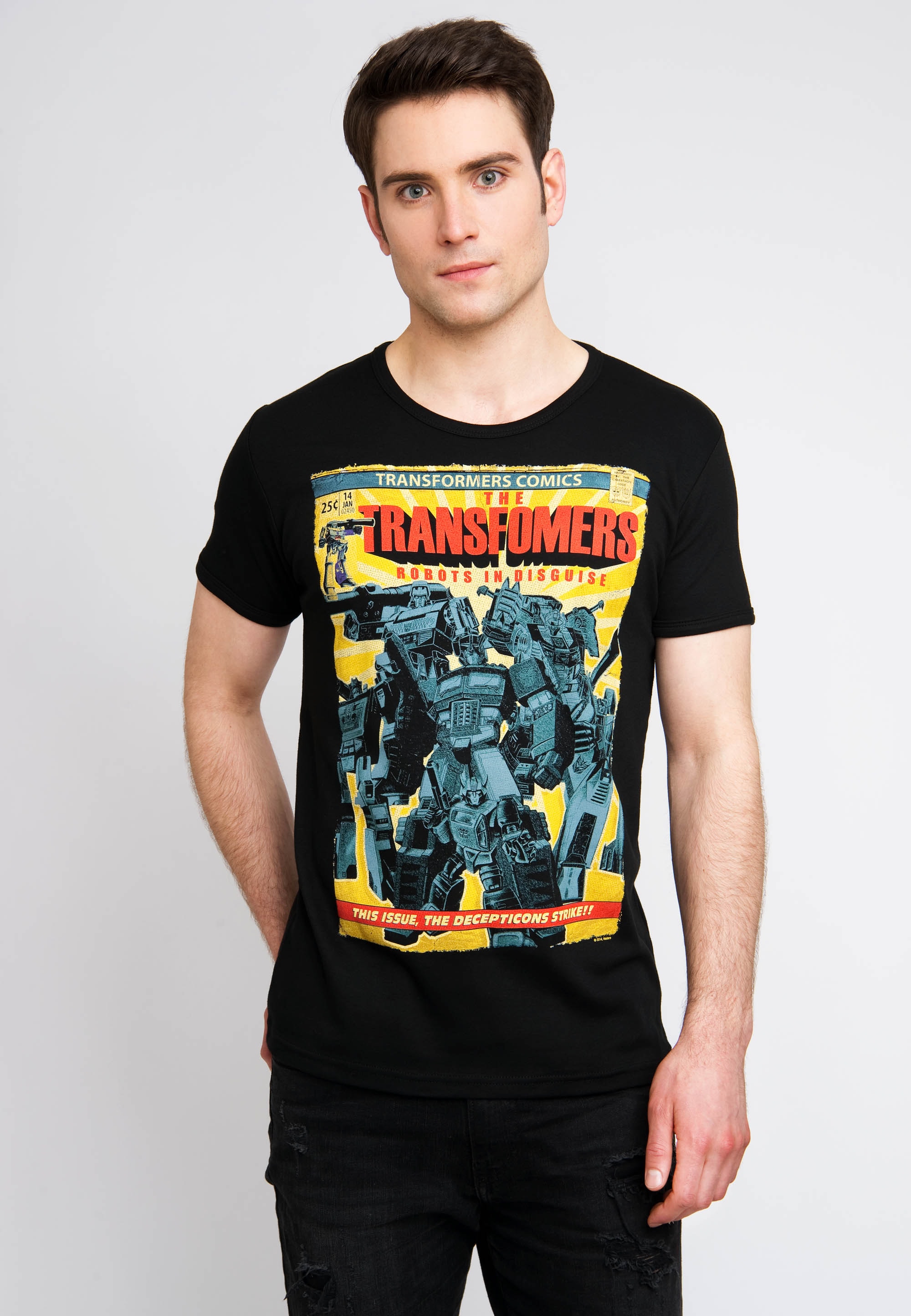 Logoshirt T-Shirt »Transformers - Robots In Disguise«, mit großem Transformers-Frontprint