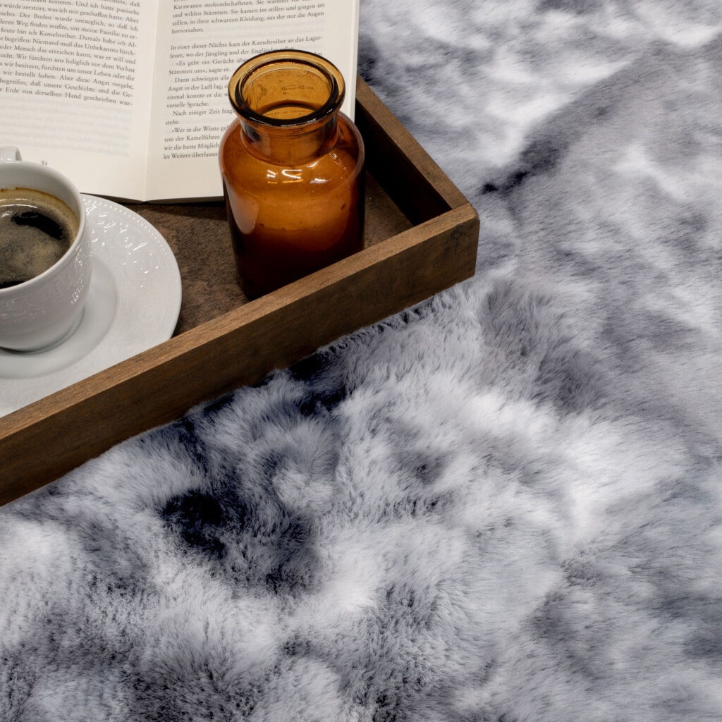 Carpet City Hochflor-Teppich »TOLEDO500« rechteckig 27 mm Höhe besonders weich, 3D-Effekt, Uni-Farben