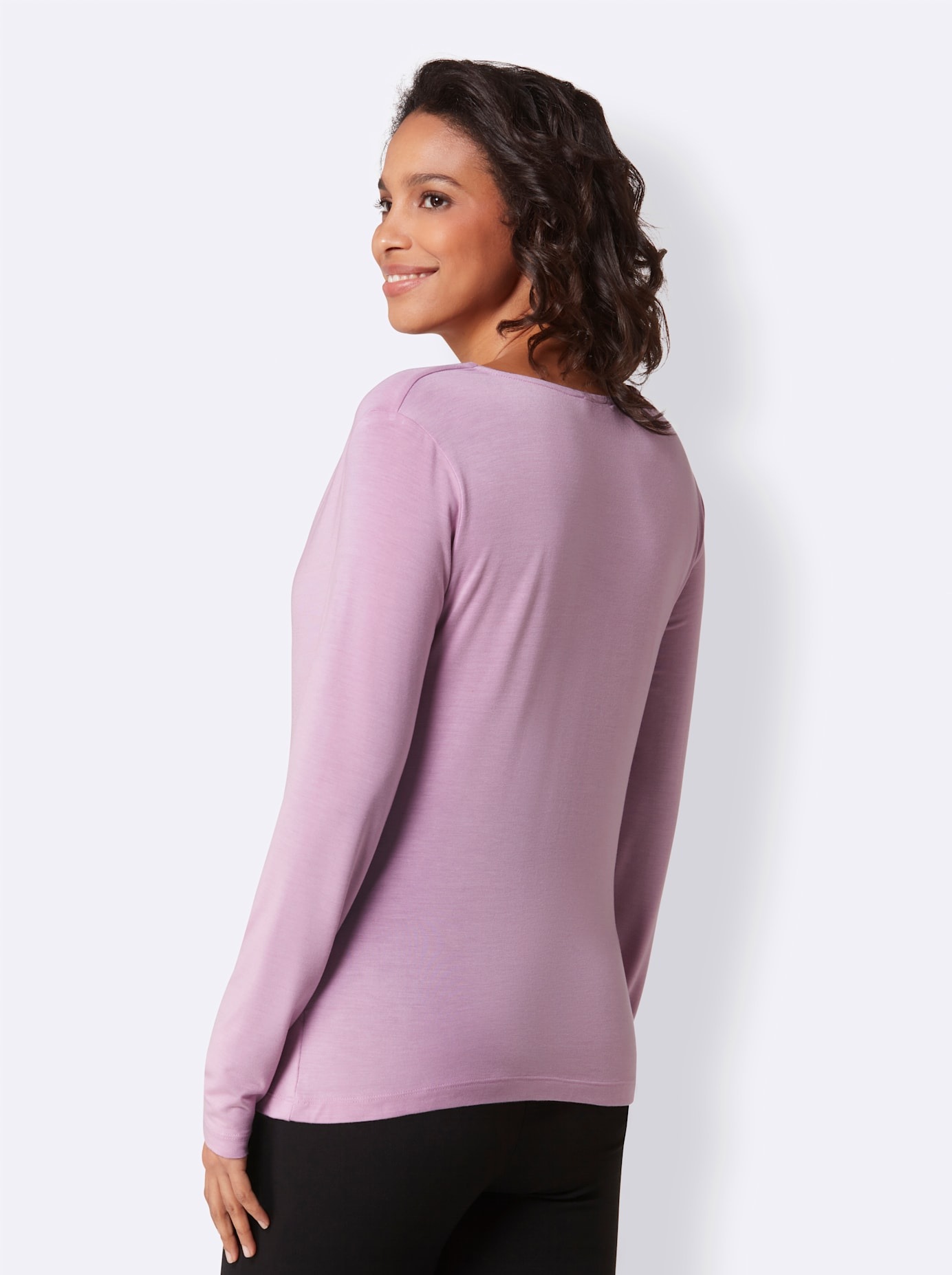 CREATION L PREMIUM Wasserfallshirt »Modal-Shirt«, (1 tlg.)