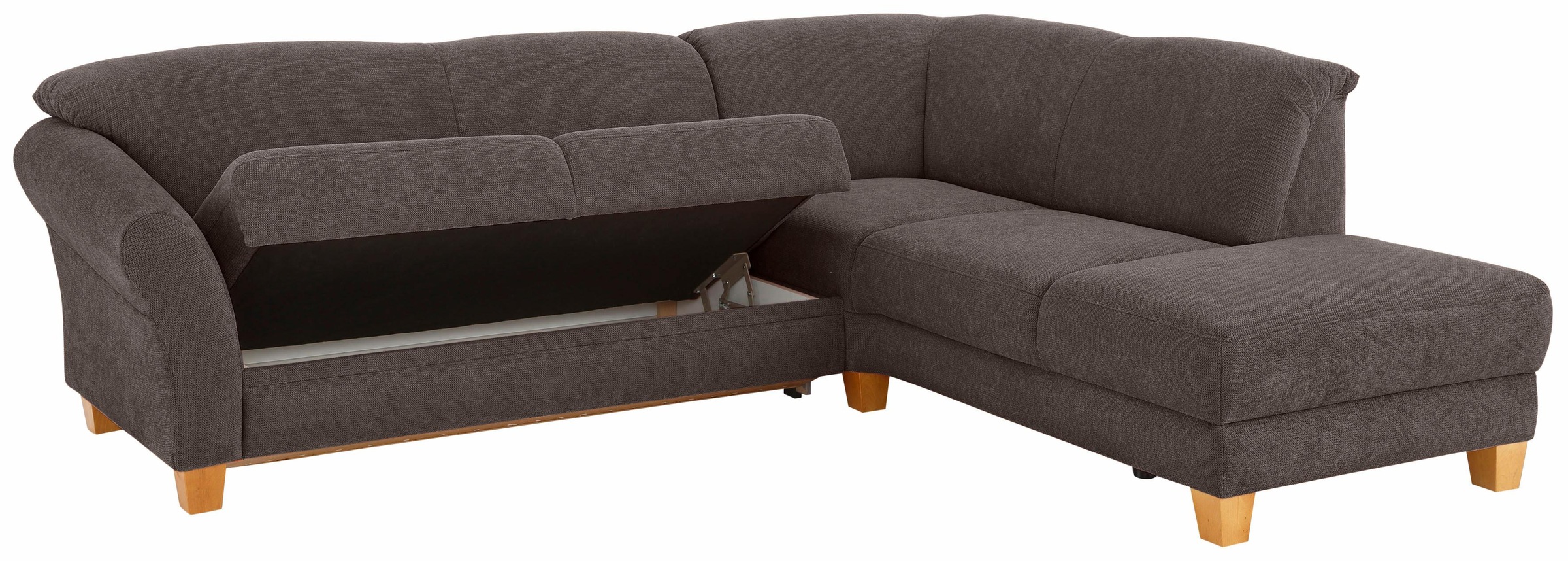 Home affaire Ecksofa »Gotland L-Form«, wahlweise mit Sitztiefenverstellung + Bettkasten