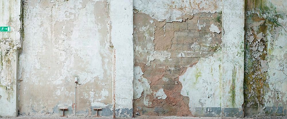 Fototapete "Beton Vintage", B/L: 6mm x 2,5mm, bunt, ARCHITECTS PAPER, Schlafzimmer, Tapeten, Beton Tapete Natur Tapeten Wohnzimmer Schlafzimmer Küche