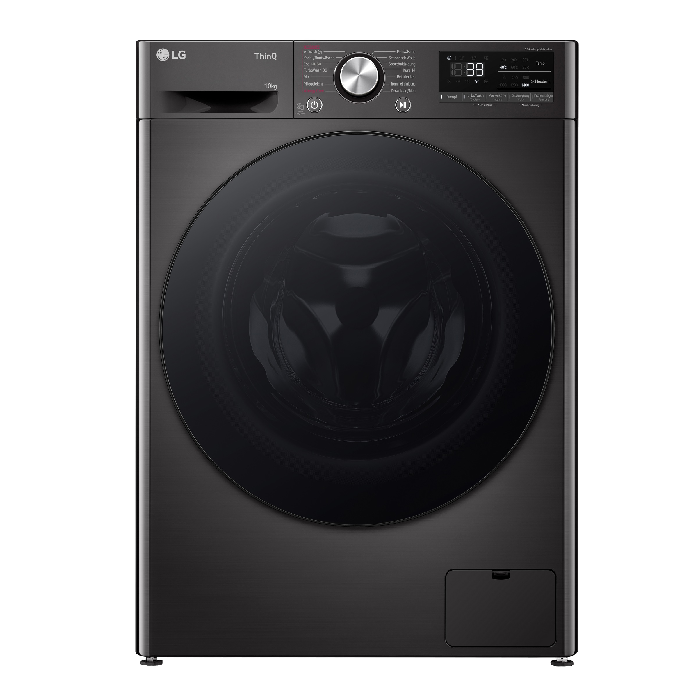 LG Waschmaschine "F4WR700YB" 10 kg 1400 U/min AI Wash, ThinQ App inkl. Prog günstig online kaufen